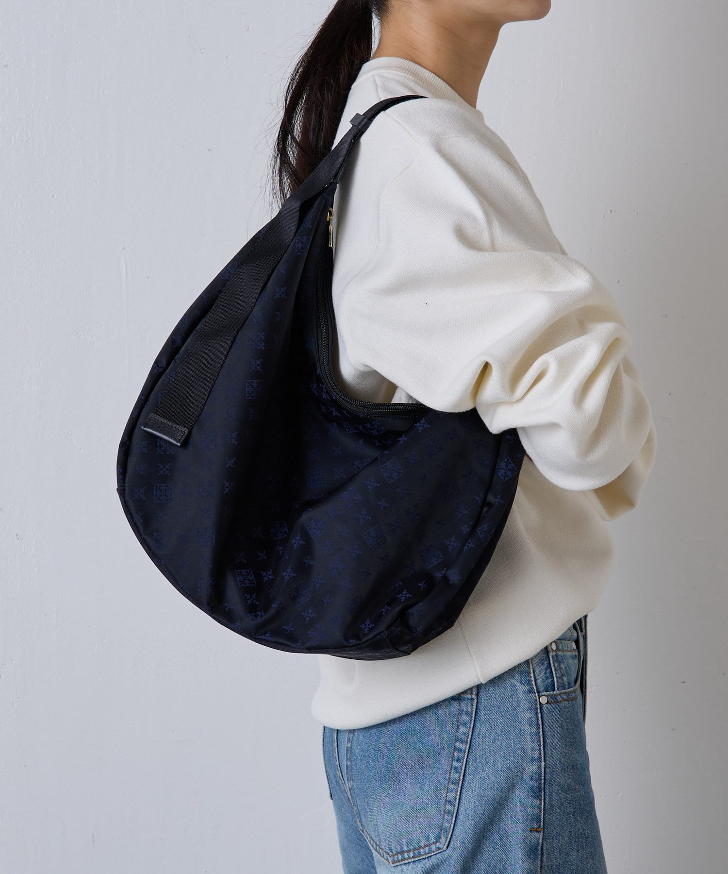 Russet Round Big Shoulder Bag