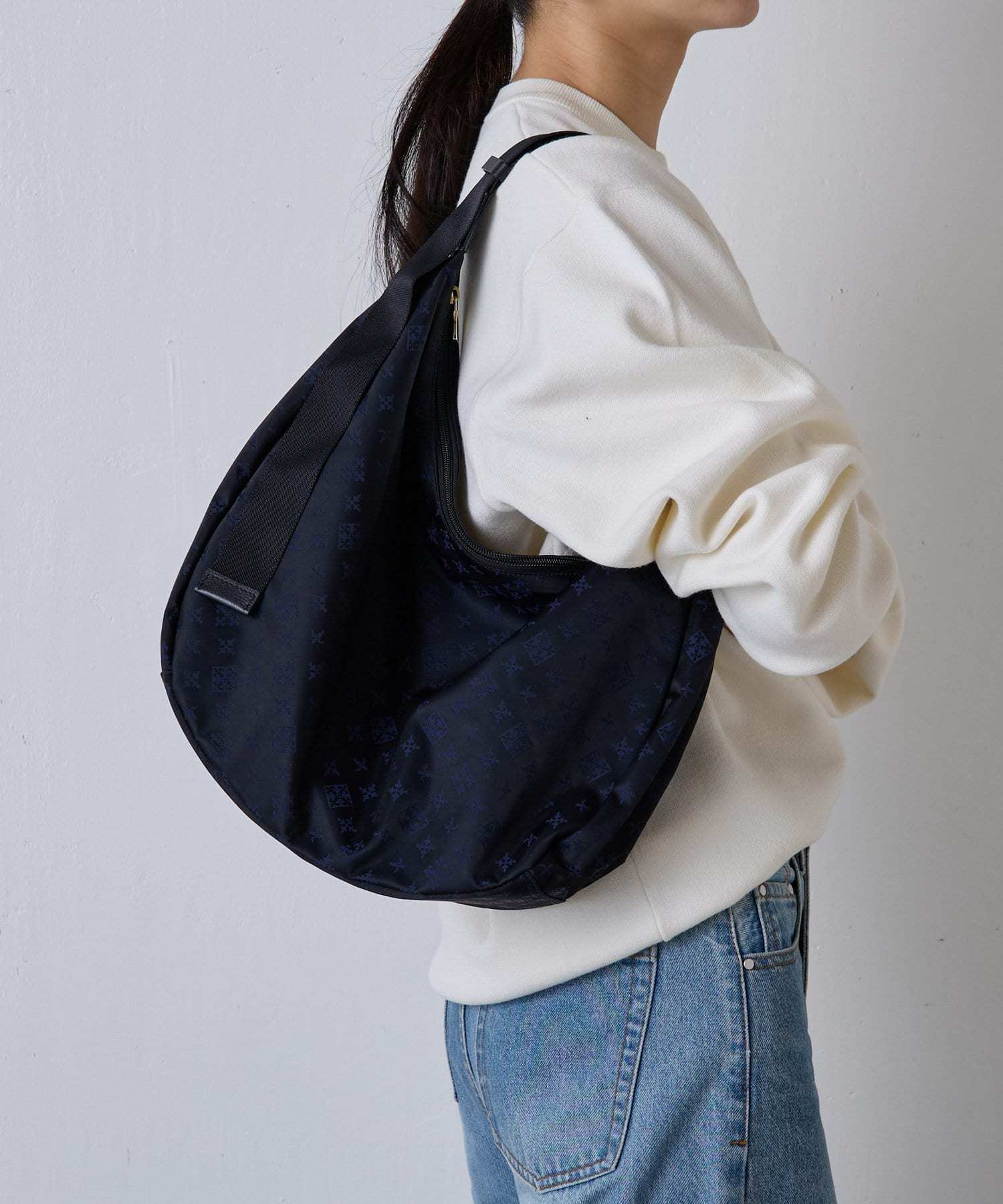 Russet Round Big Shoulder Bag