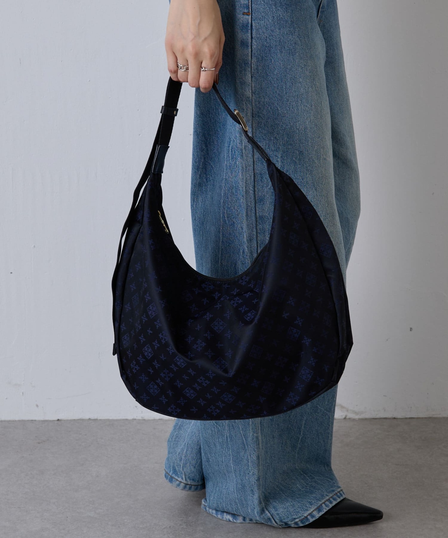 Russet Round Big Shoulder Bag