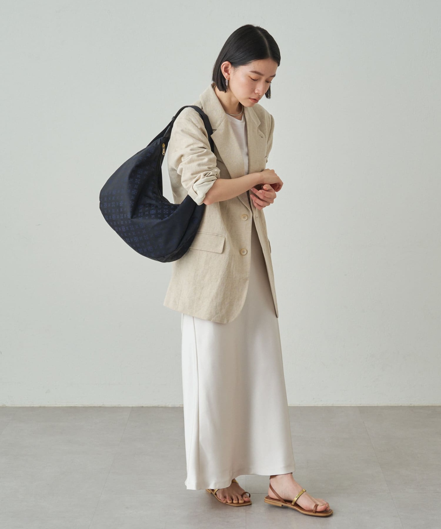 Russet Round Big Shoulder Bag