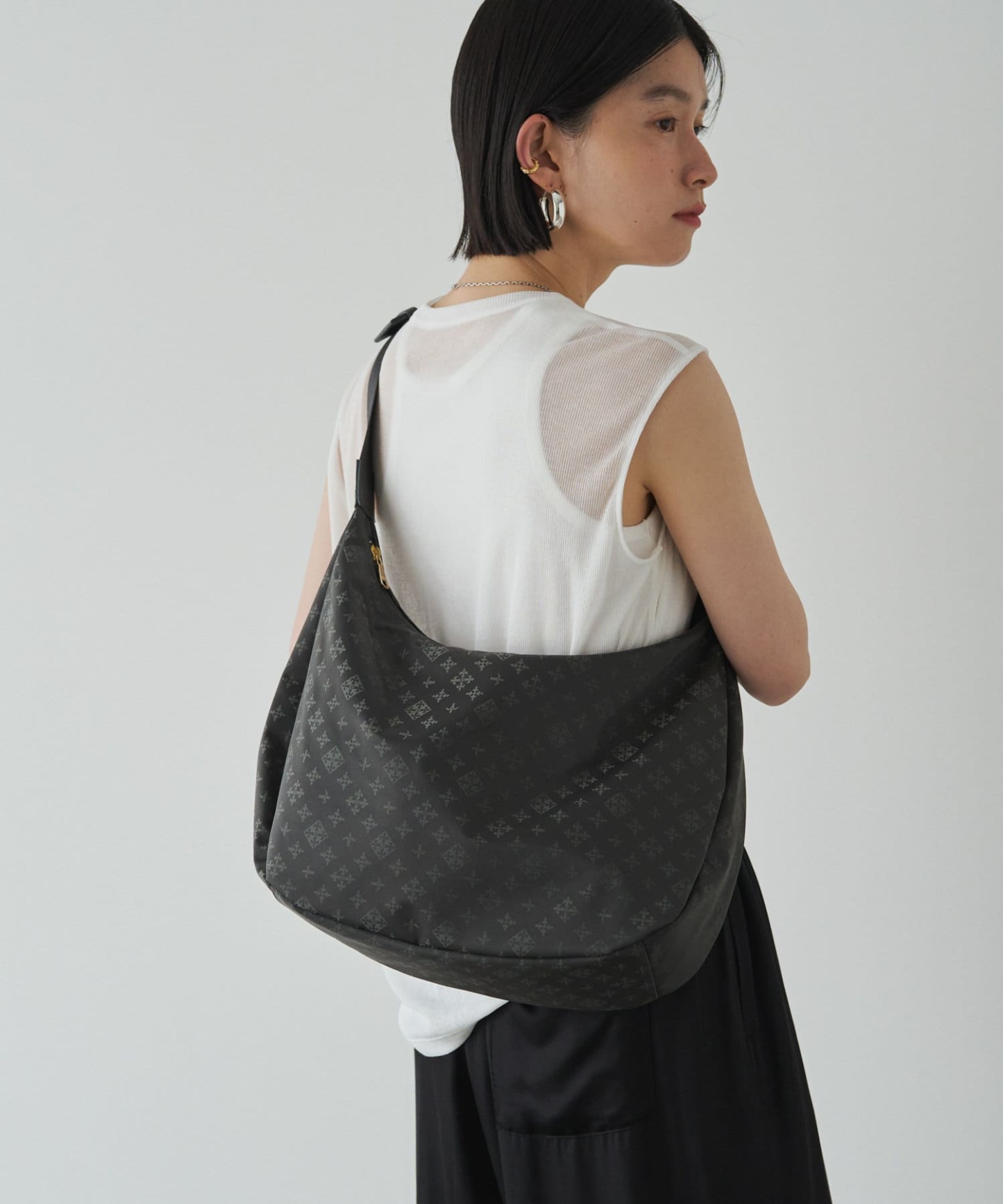 Russet Round Big Shoulder Bag