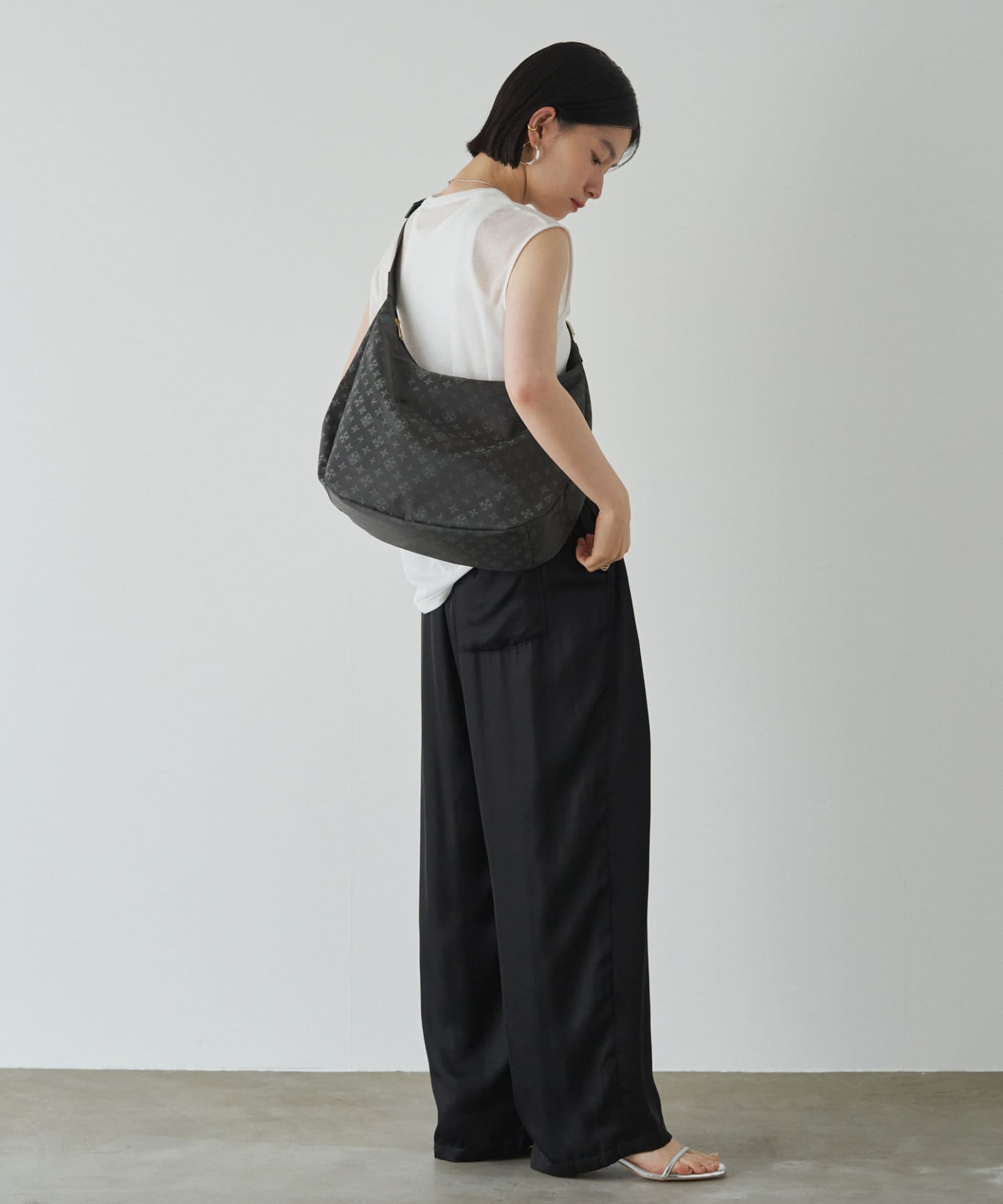 Russet Round Big Shoulder Bag