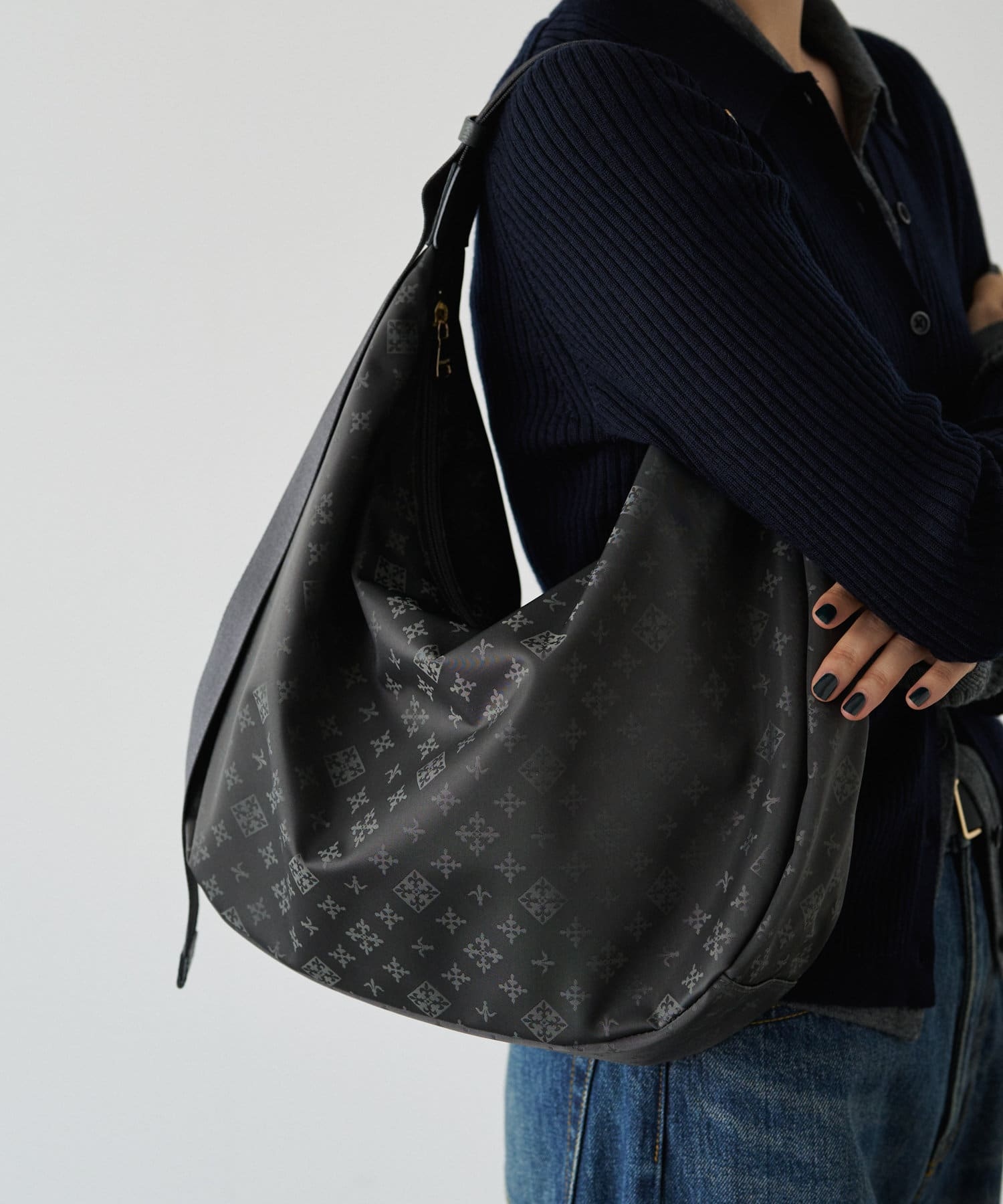 Russet Round Big Shoulder Bag