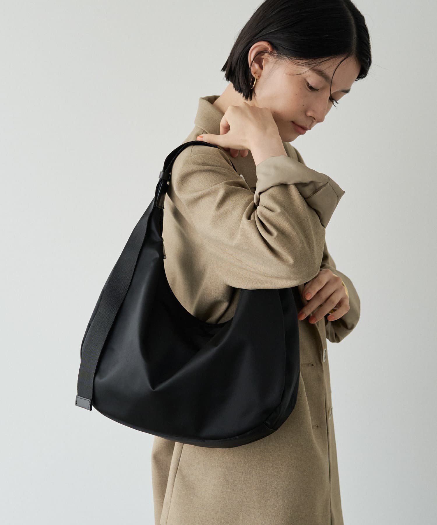 Russet Round Big Shoulder Bag