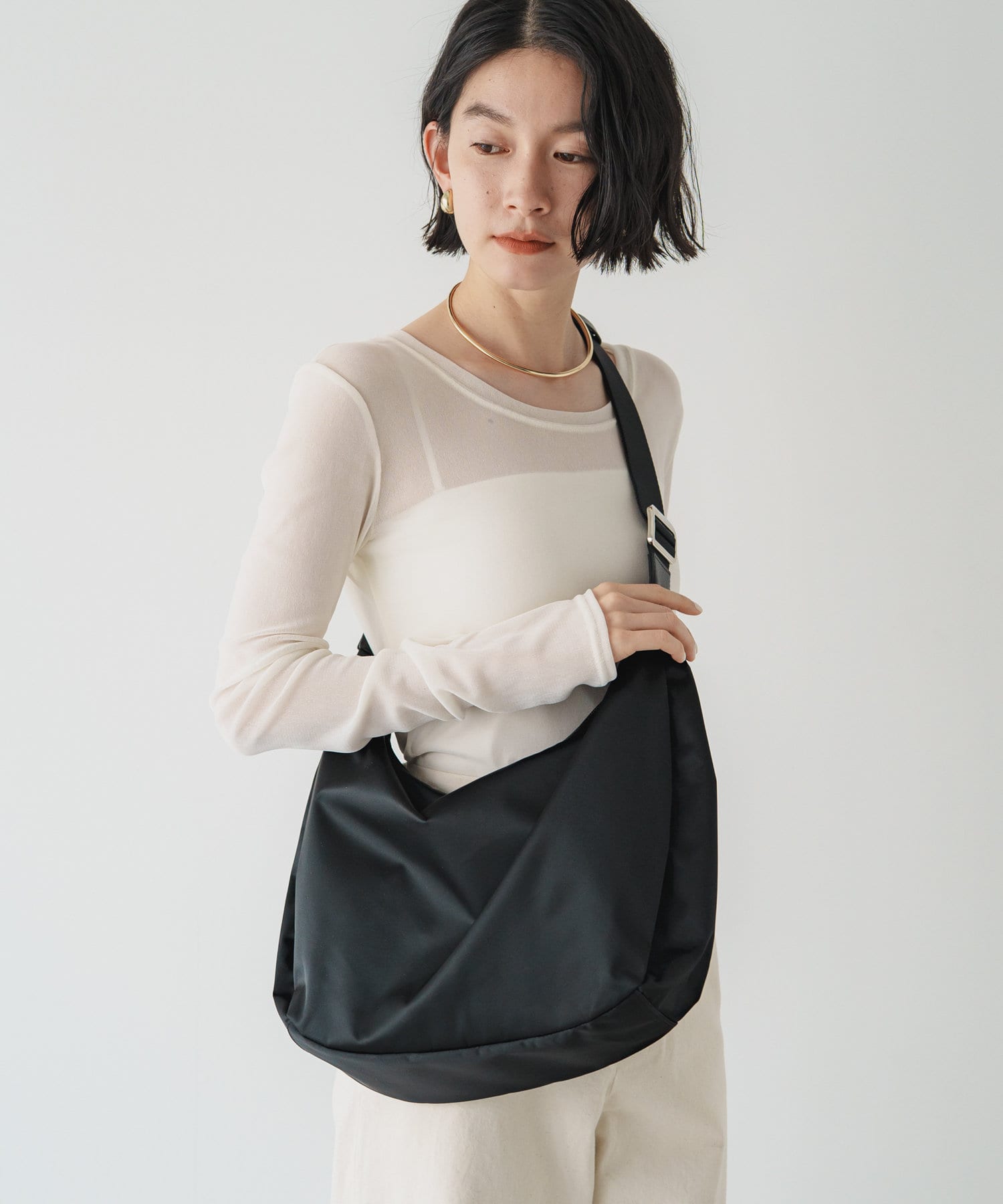 Russet Round Big Shoulder Bag