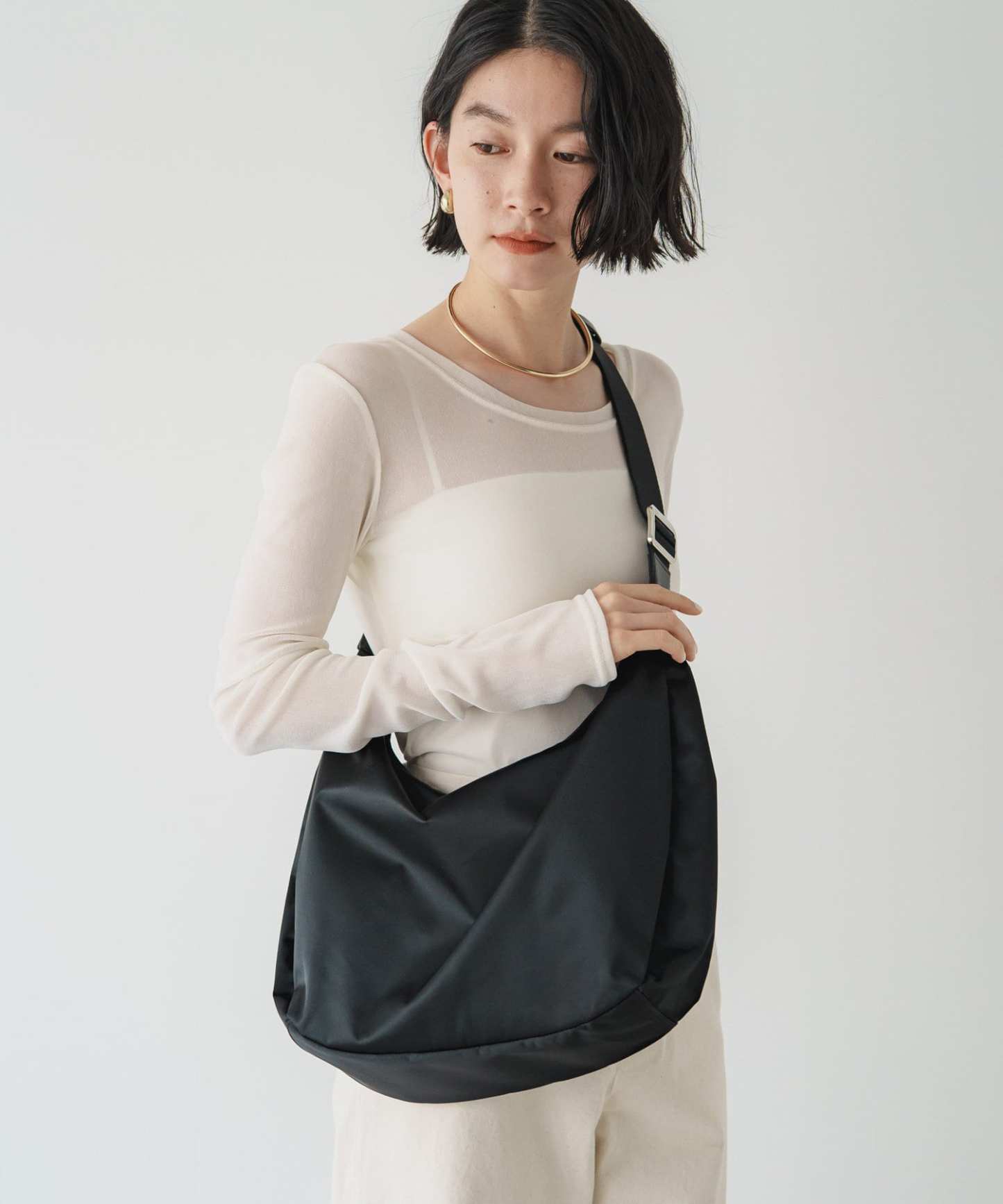 Russet Round Big Shoulder Bag