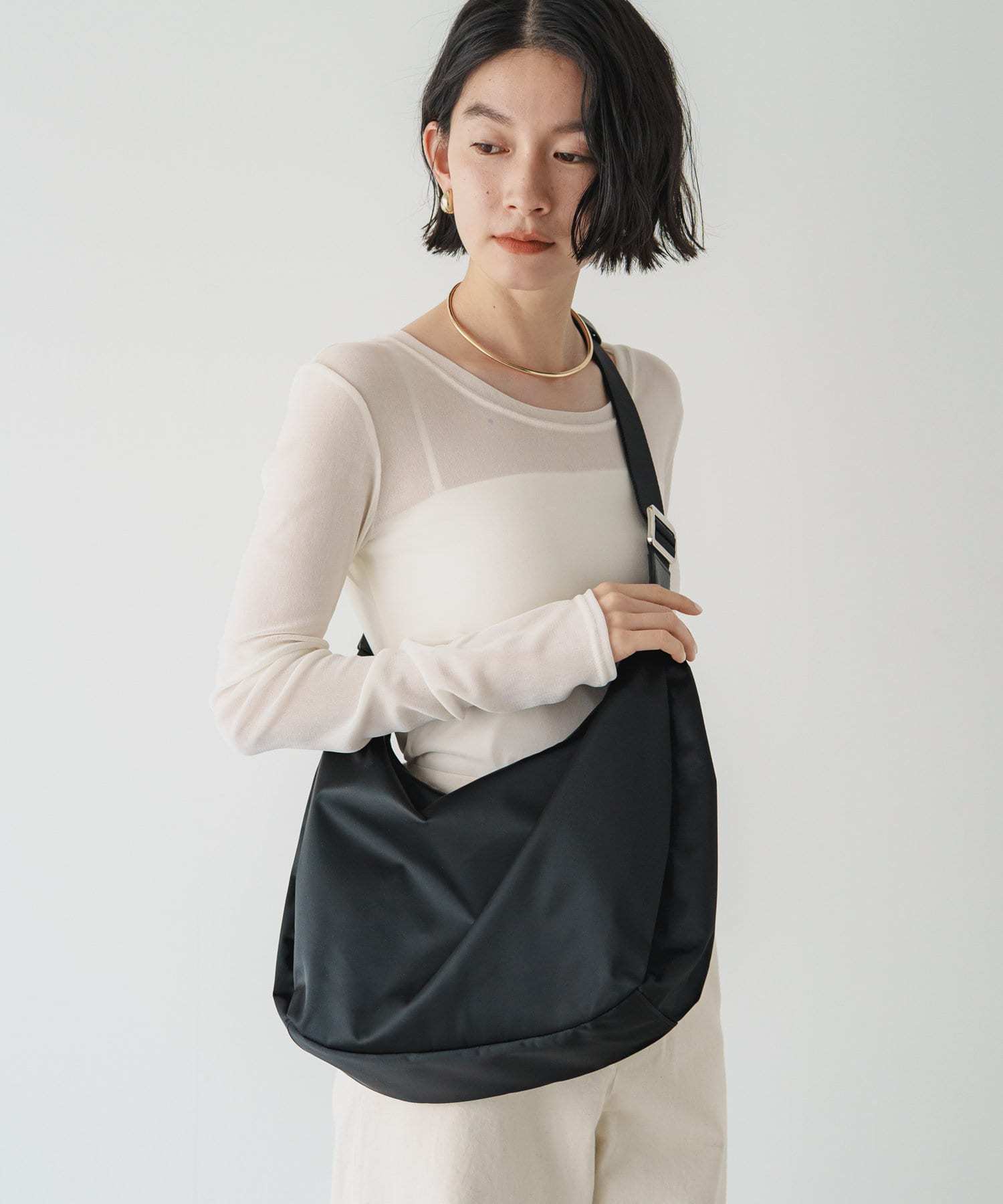 Russet Round Big Shoulder Bag