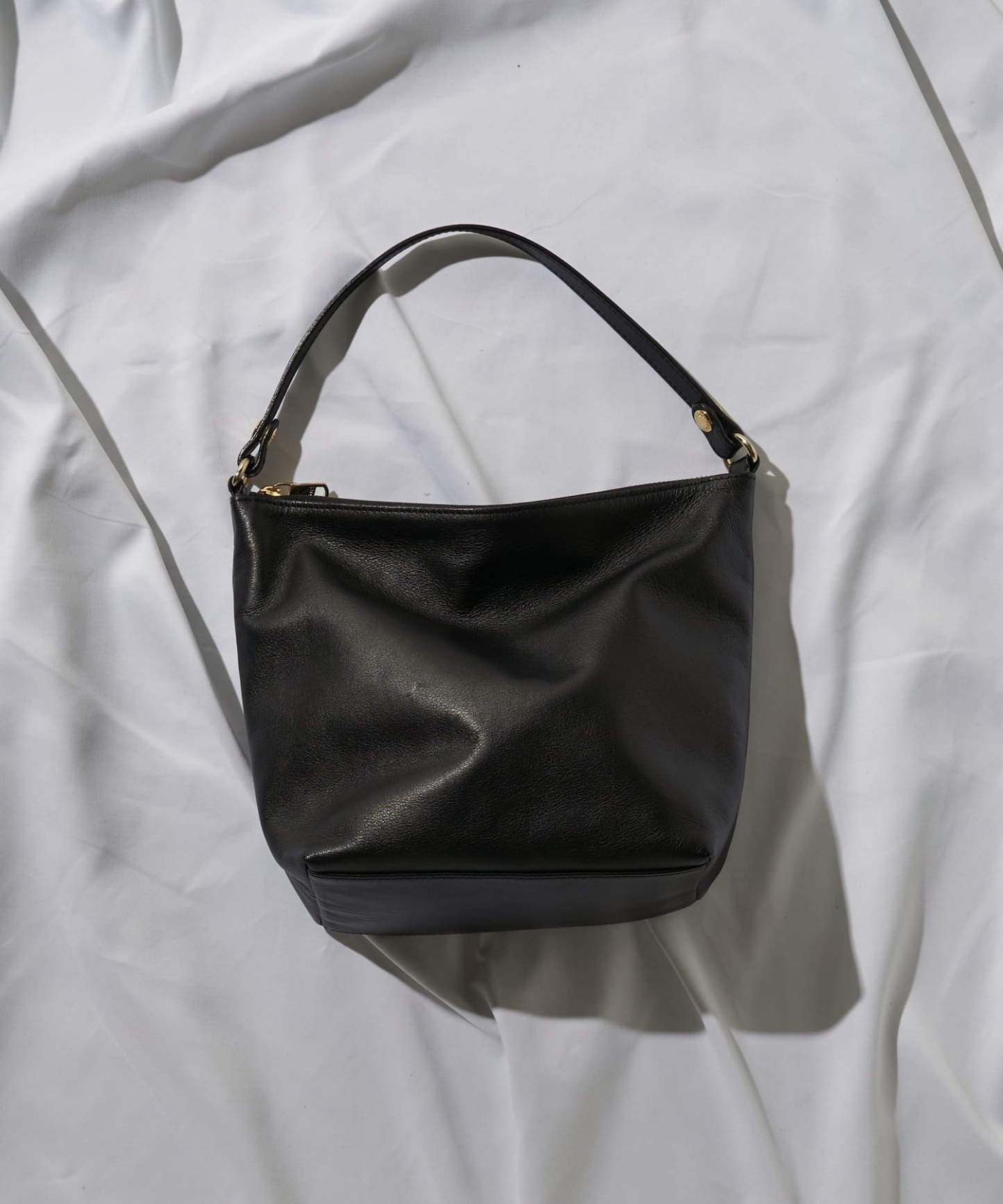 Russet Soft leather simple shoulder bag