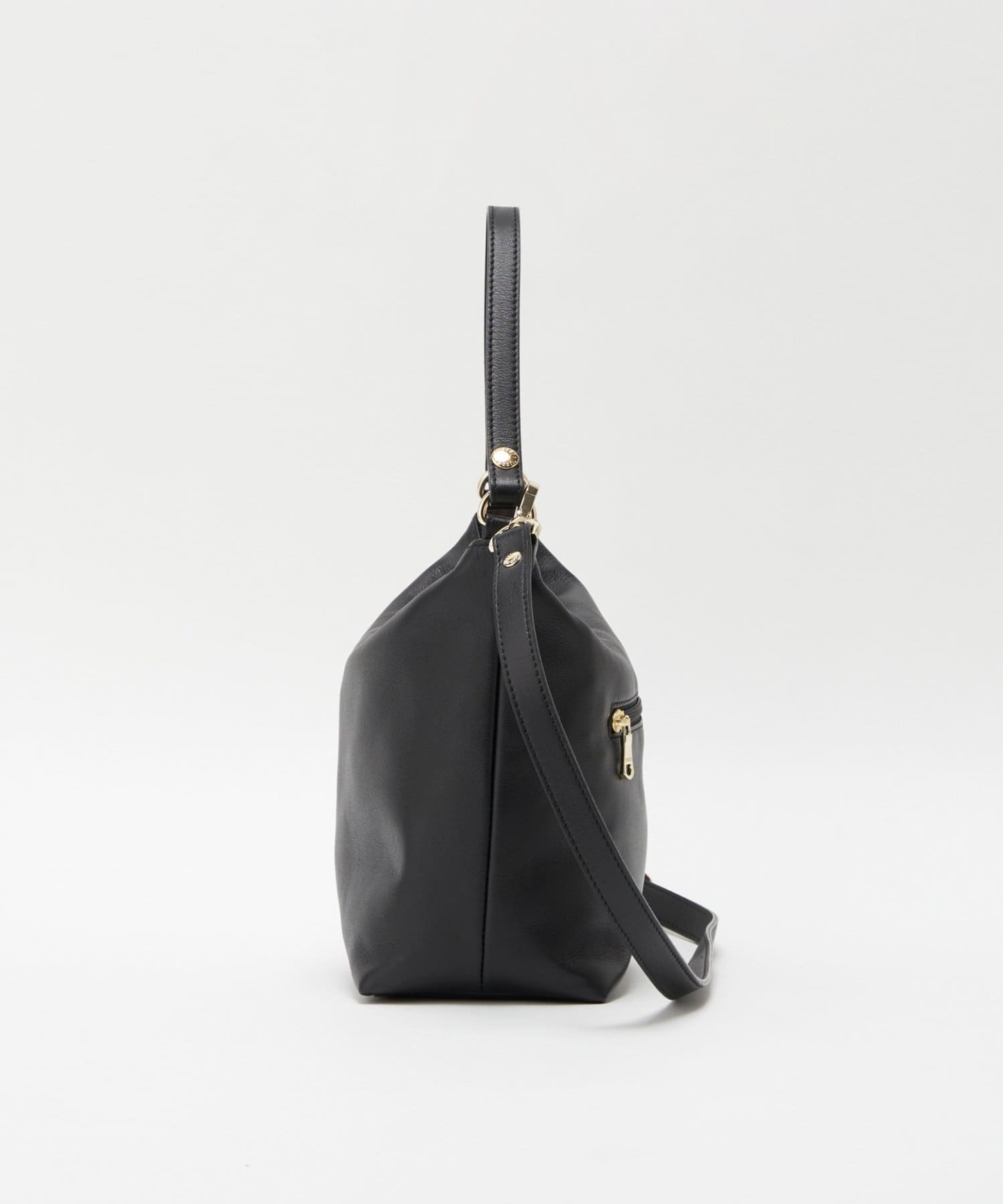 Russet Soft leather simple shoulder bag