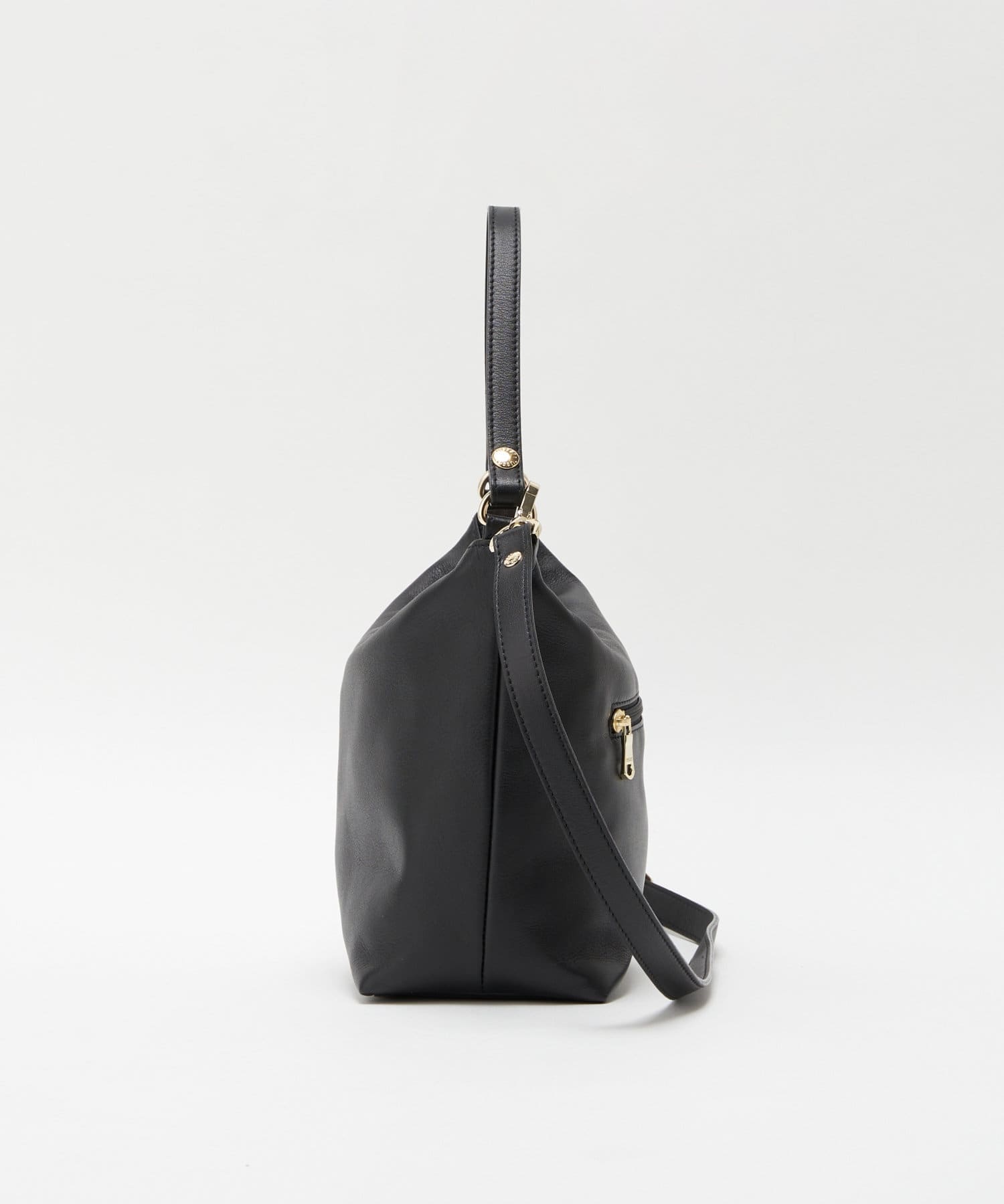 Russet Soft leather simple shoulder bag