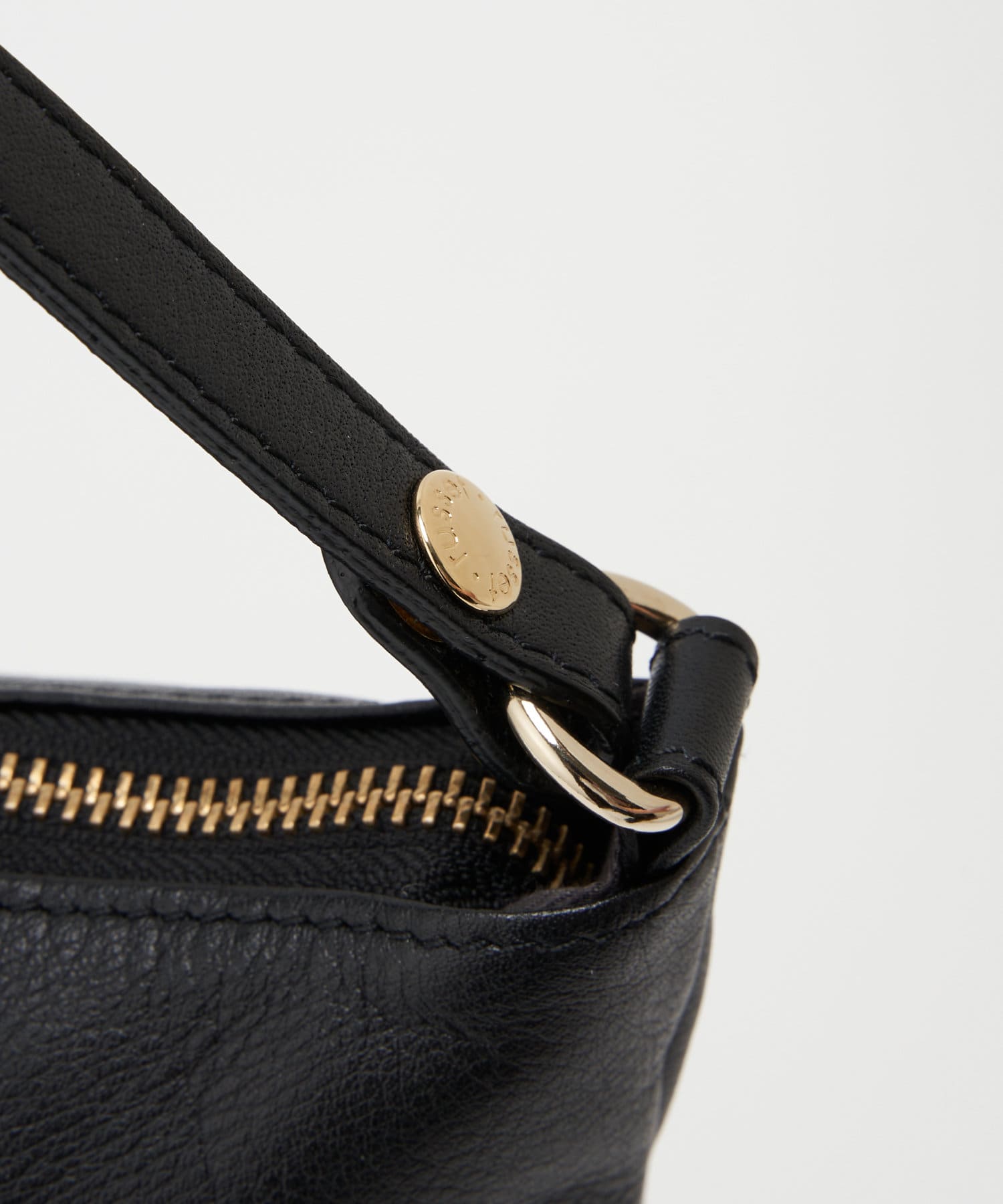 Russet Soft leather simple shoulder bag