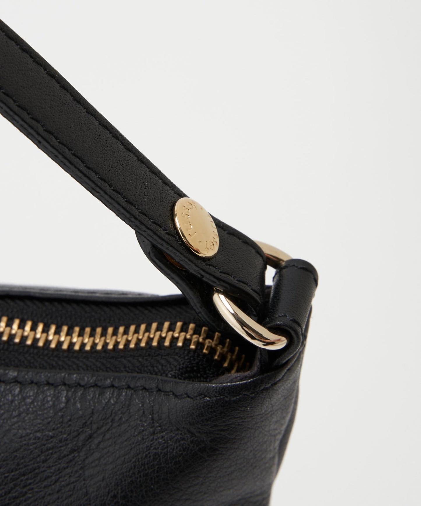 Russet Soft leather simple shoulder bag