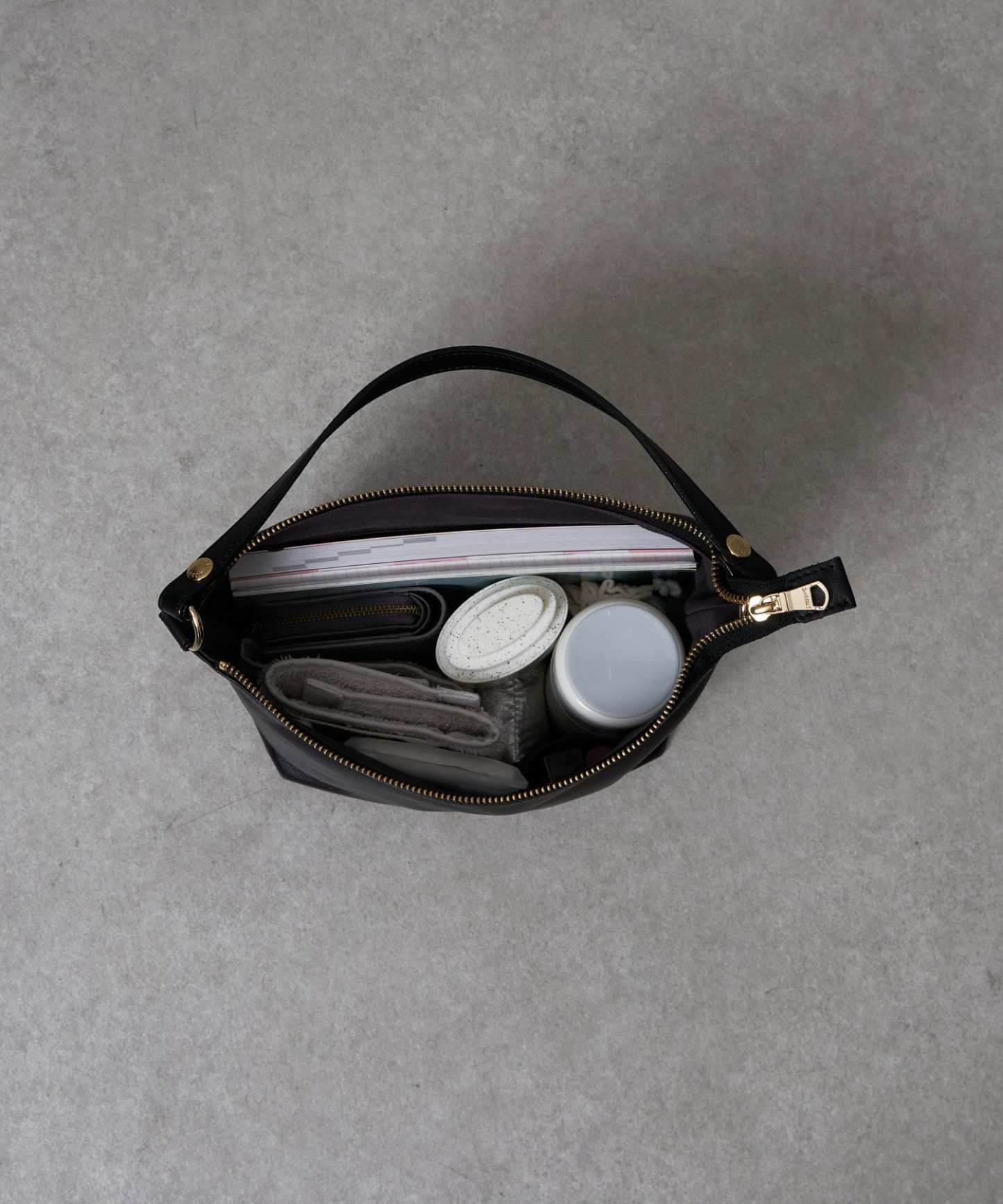 Russet Soft leather simple shoulder bag