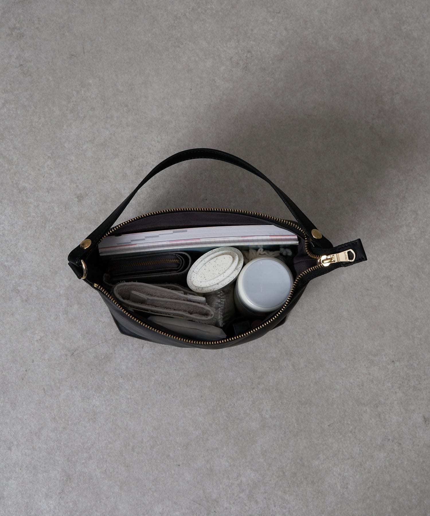 Russet Soft leather simple shoulder bag