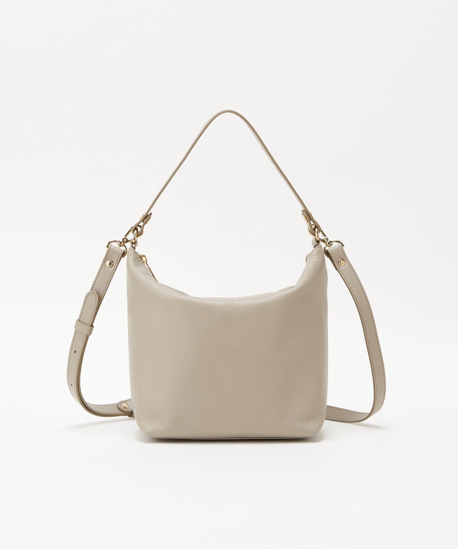 Russet Soft leather simple shoulder bag