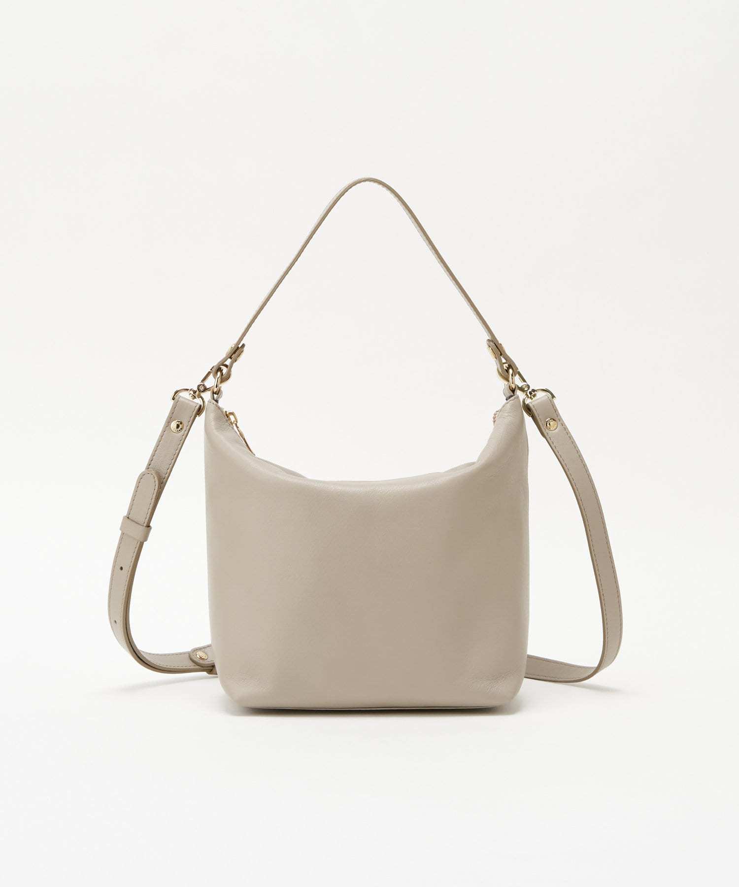 Russet Soft leather simple shoulder bag