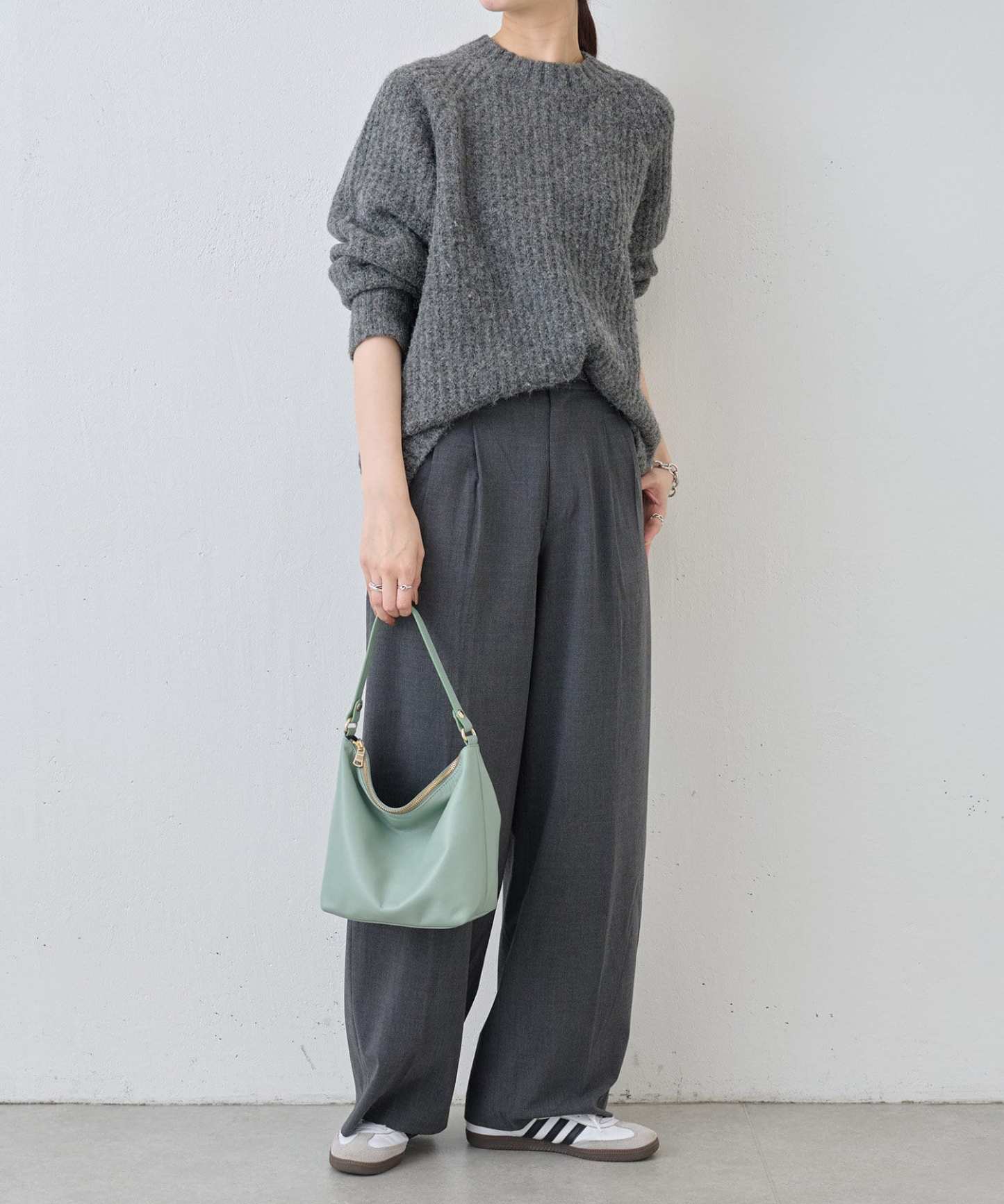 Russet Soft leather simple shoulder bag