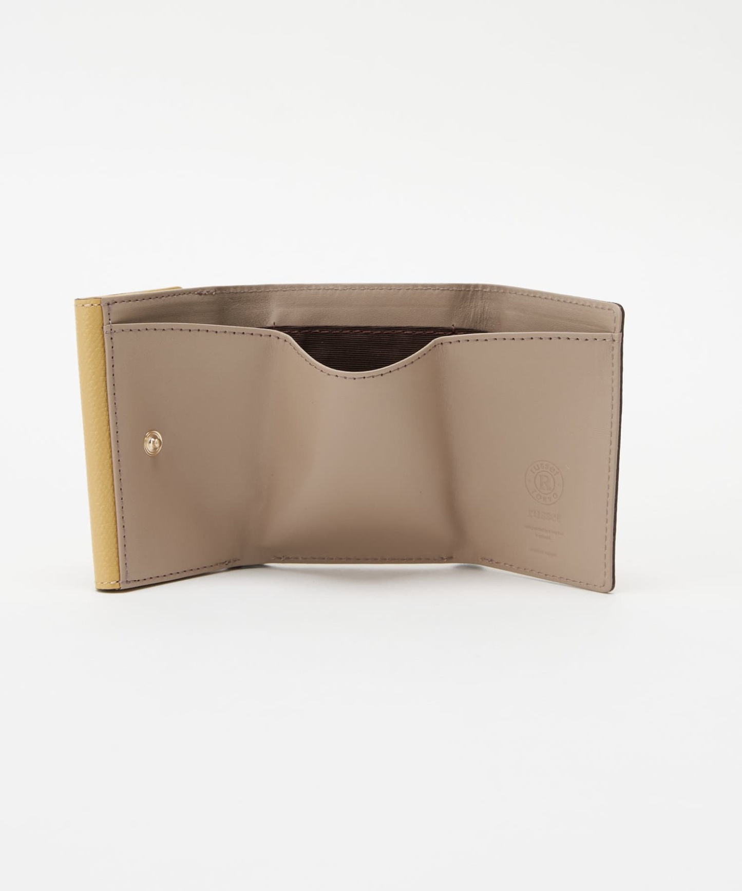 *4 - 6 WEEKS*(405)Russet Leather Belt Trifold Wallet