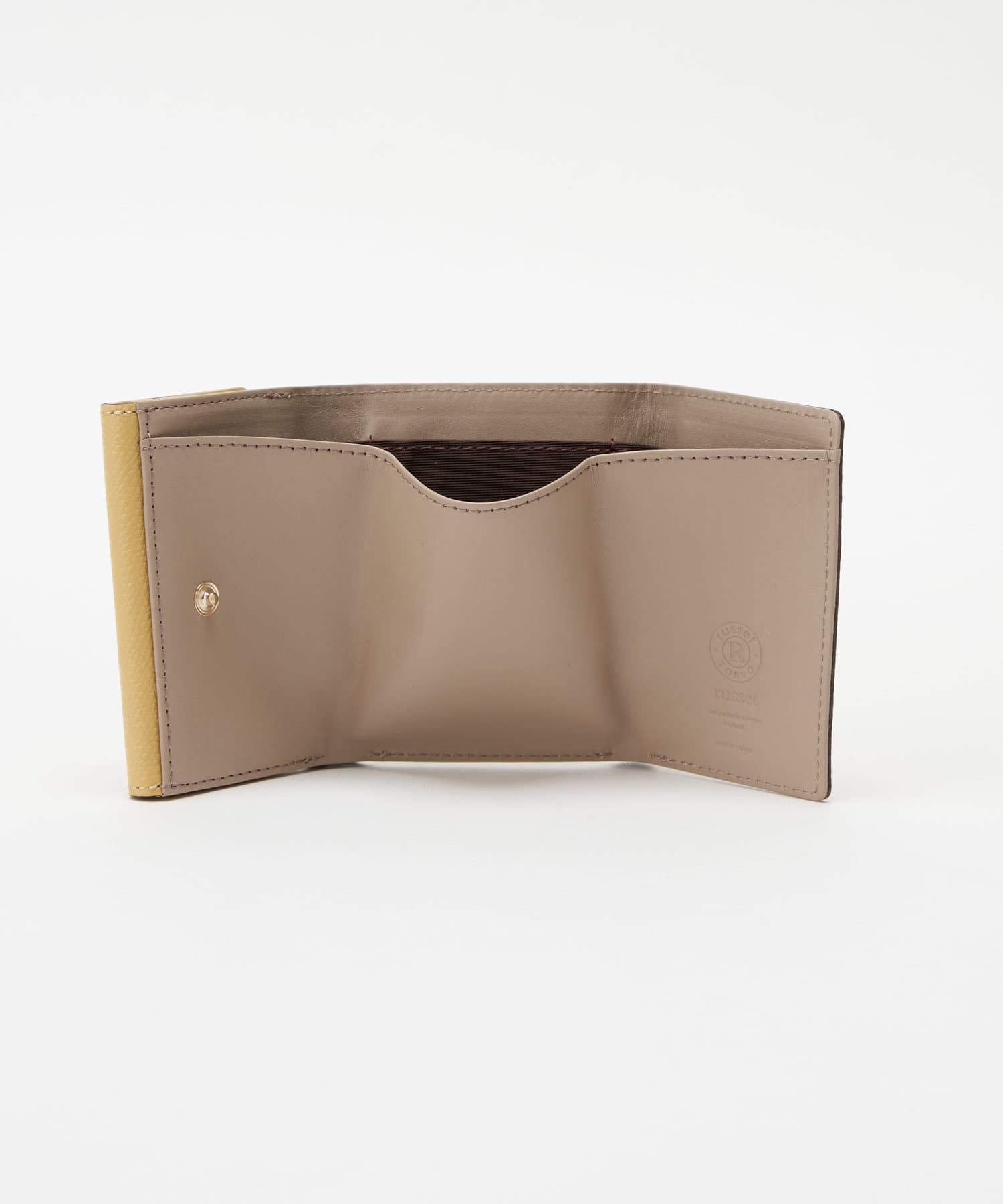 *4 - 6 WEEKS*(405)Russet Leather Belt Trifold Wallet