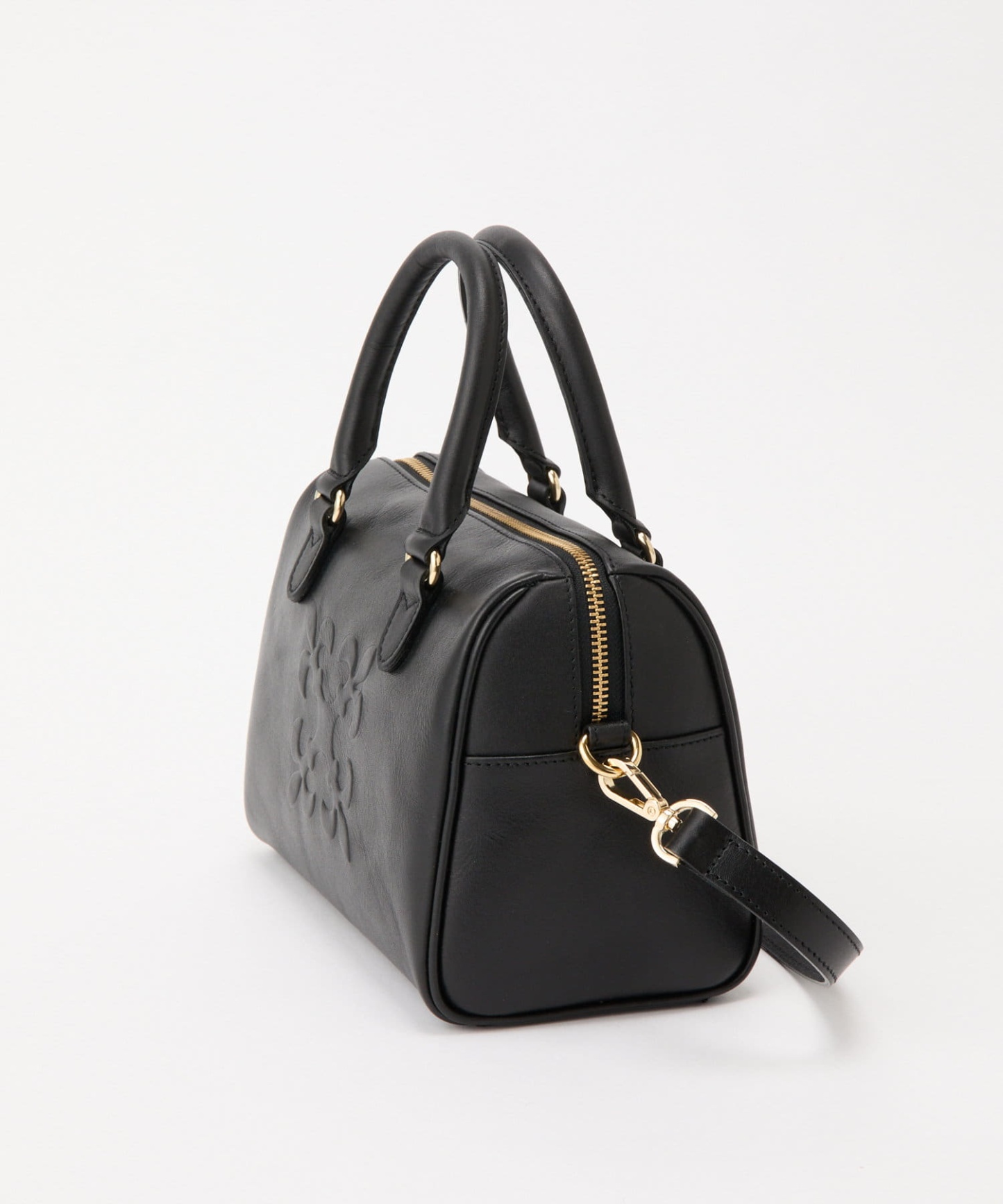 *4-6 WEEKS* (1367)Russet [Composition] 2way mini Boston bag Black