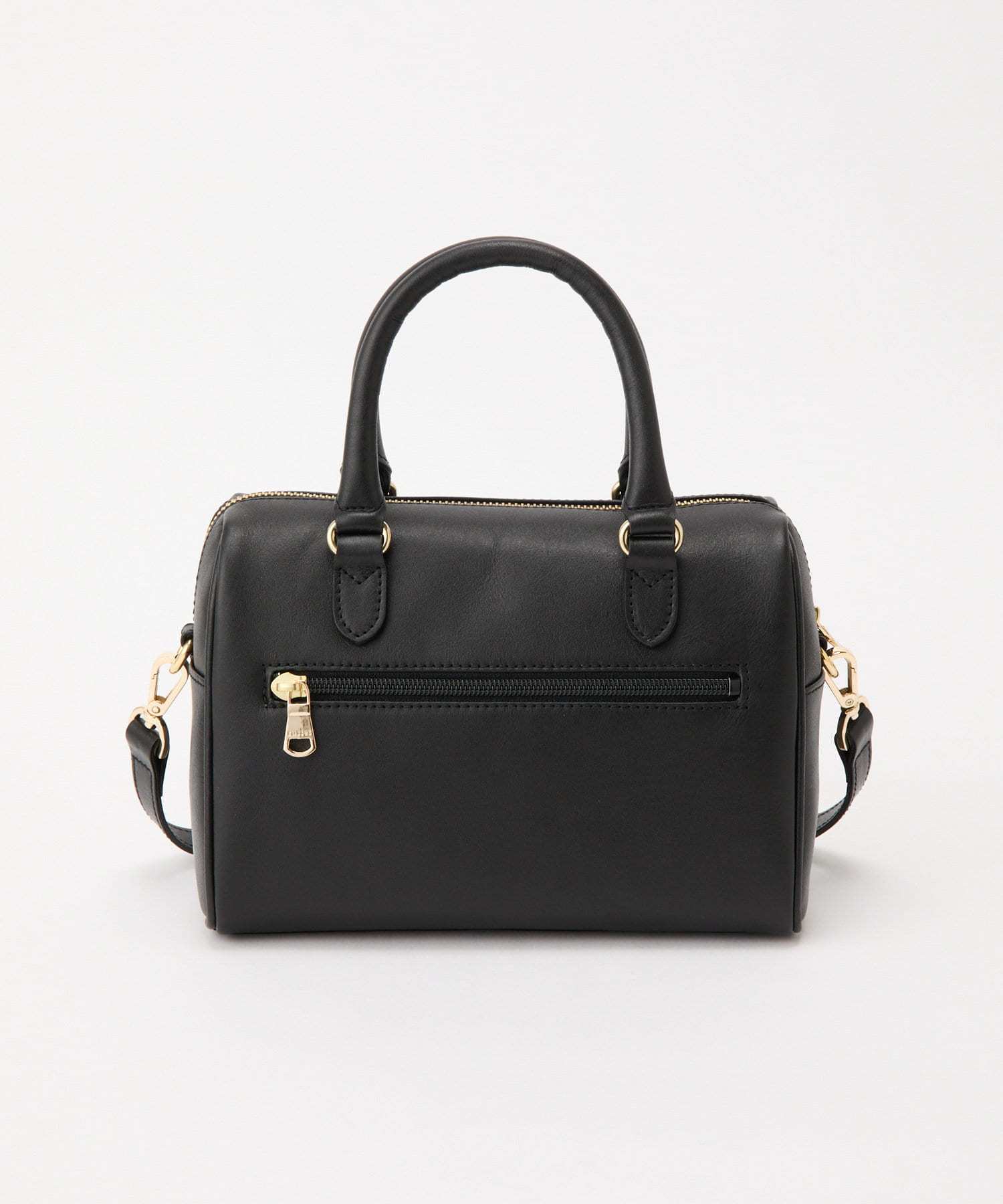 *4-6 WEEKS* (1367)Russet [Composition] 2way mini Boston bag Black