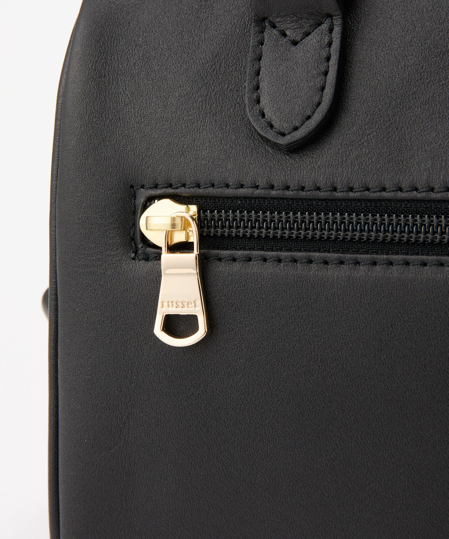 *4-6 WEEKS* (1367)Russet [Composition] 2way mini Boston bag Black