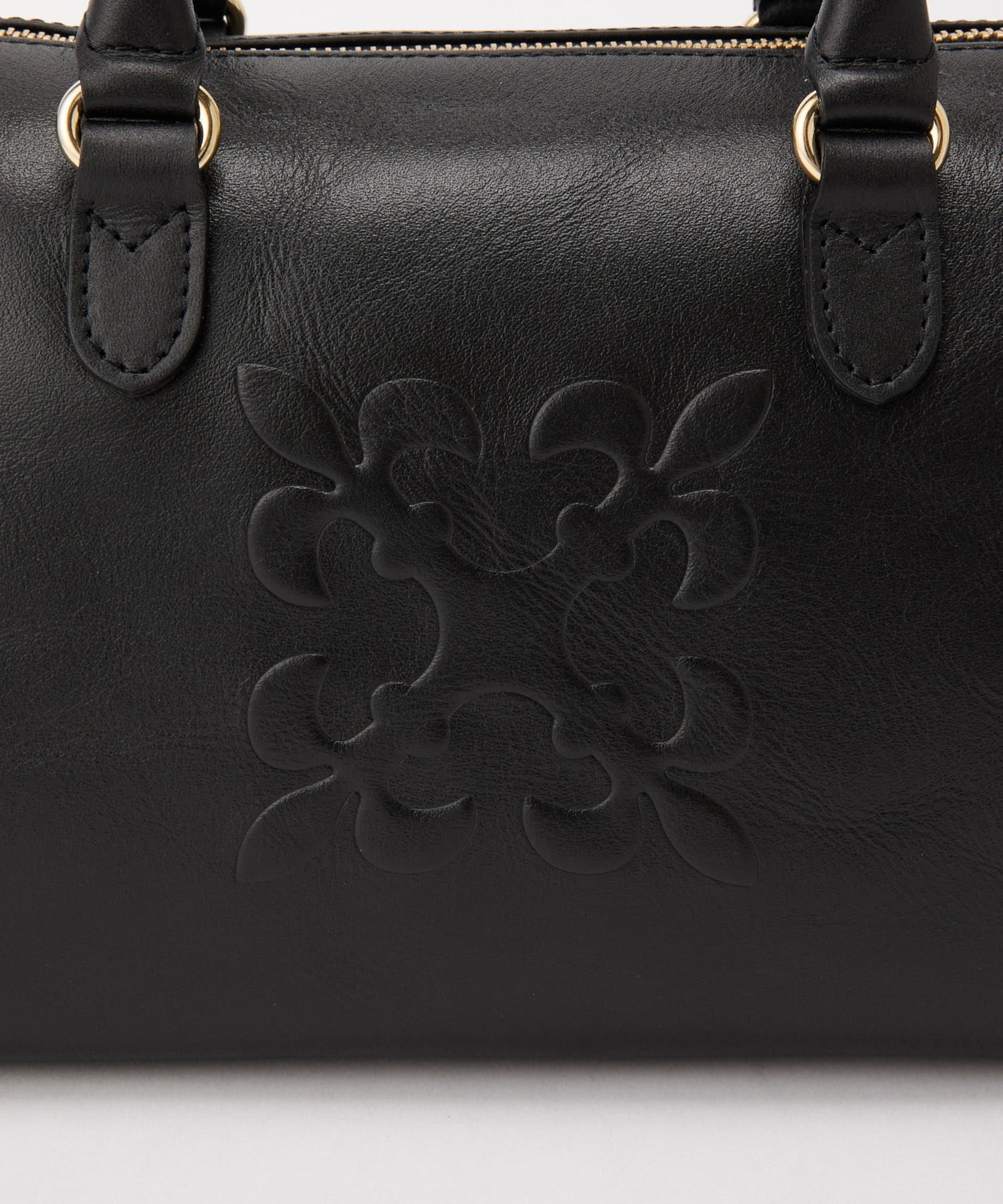 *4-6 WEEKS* (1367)Russet [Composition] 2way mini Boston bag Black
