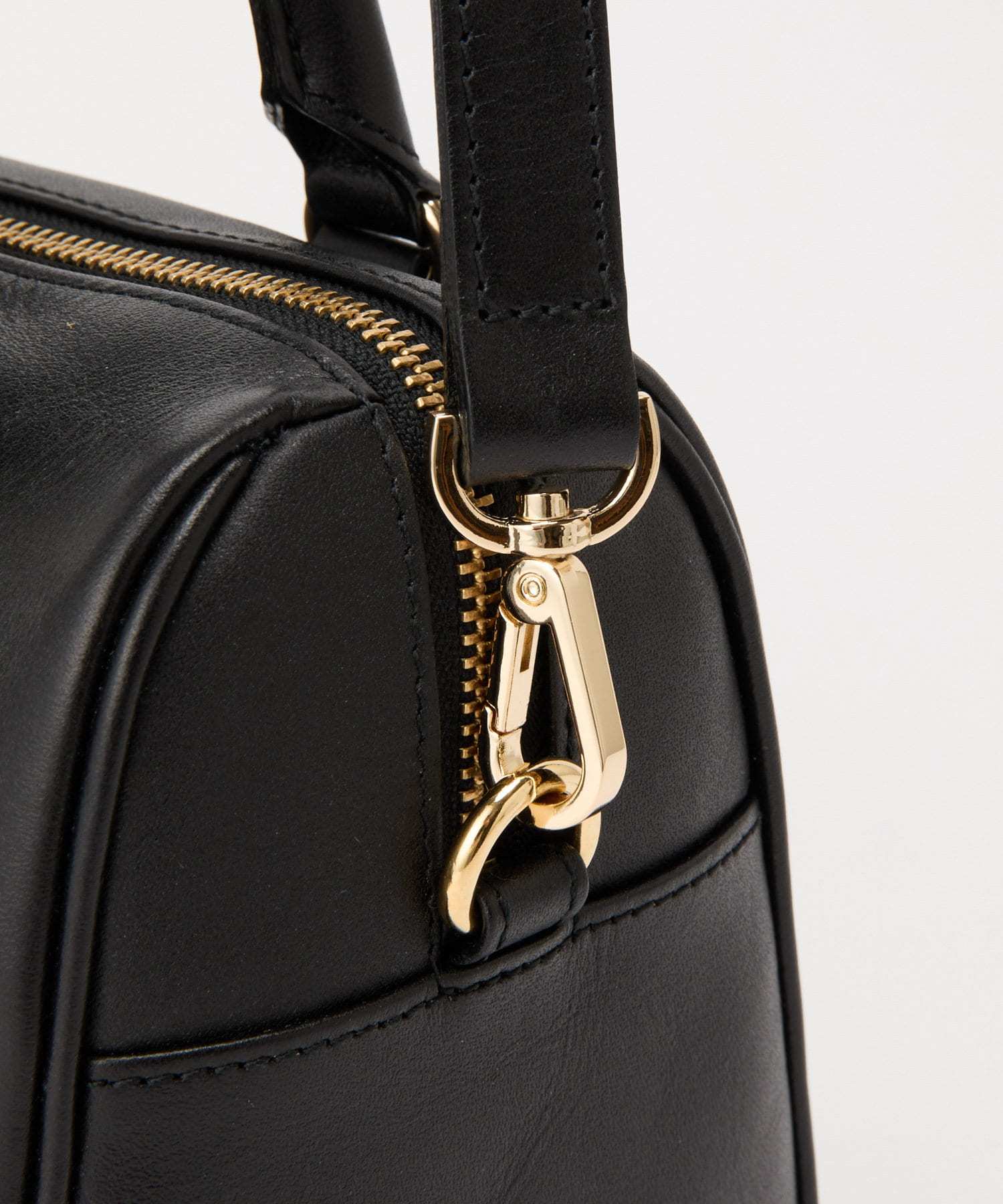 *4-6 WEEKS* (1367)Russet [Composition] 2way mini Boston bag Black