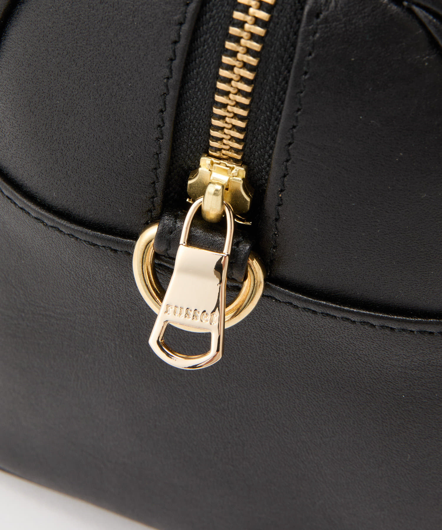 *4-6 WEEKS* (1367)Russet [Composition] 2way mini Boston bag Black