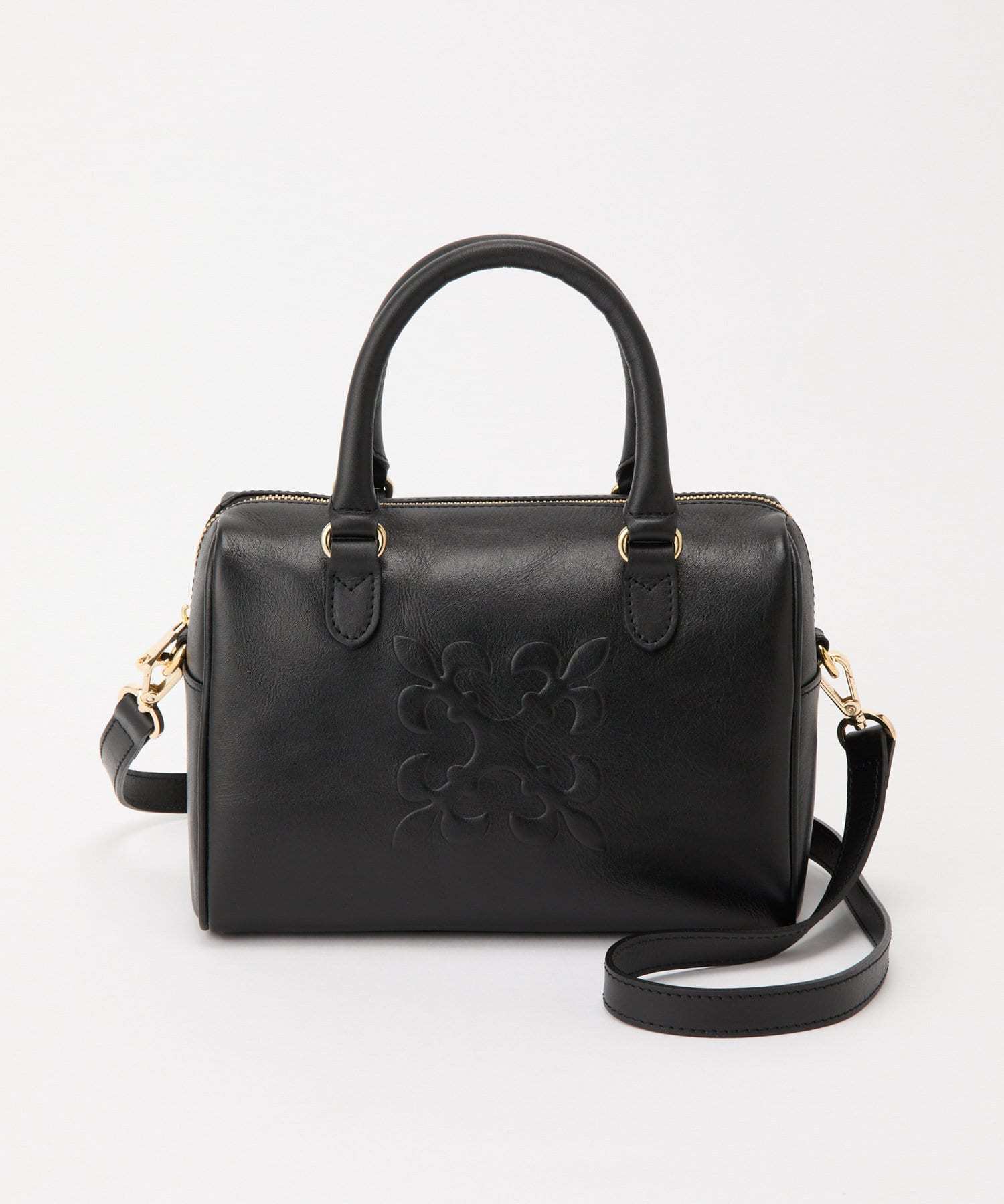 *4-6 WEEKS* (1367)Russet [Composition] 2way mini Boston bag Black