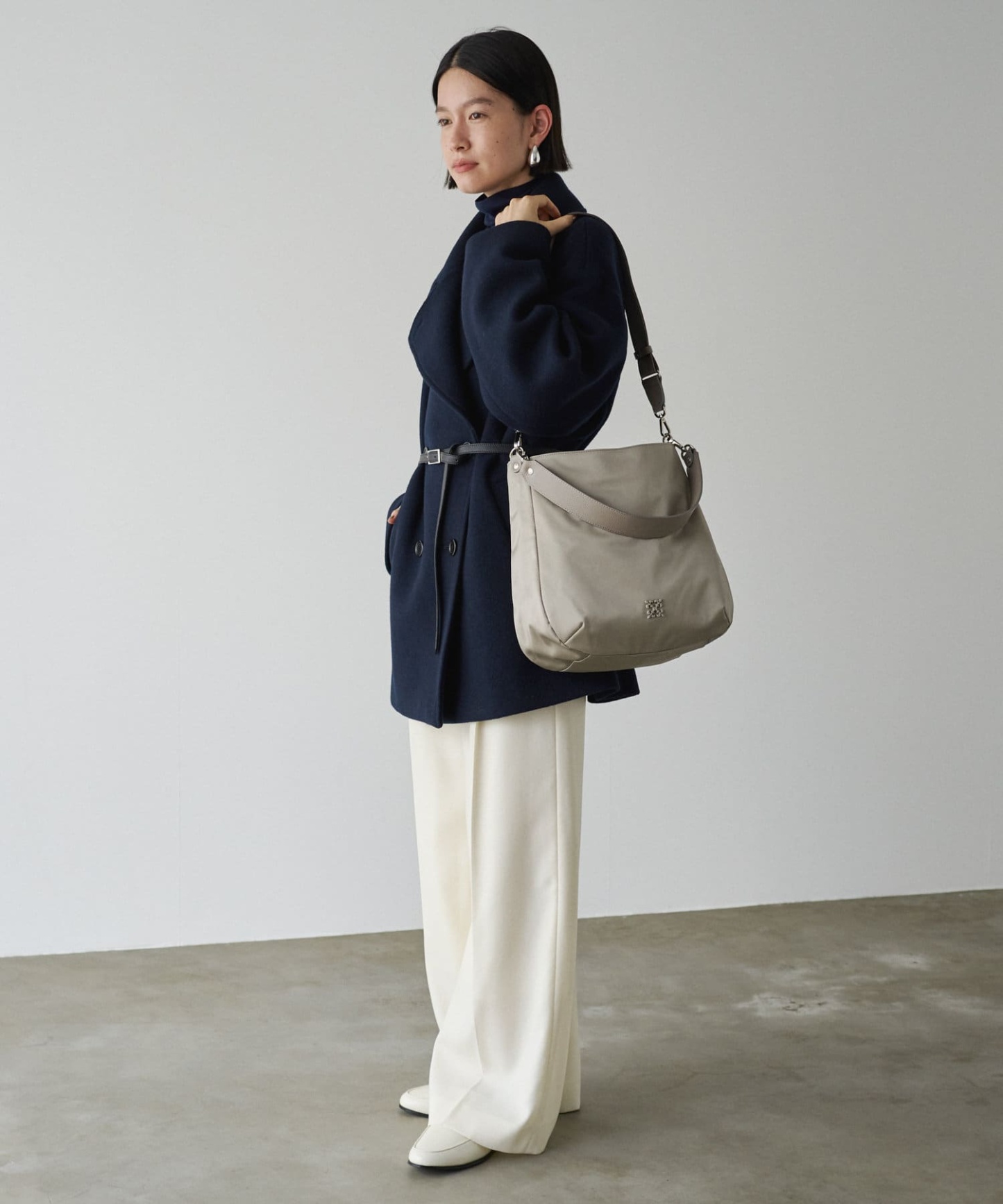 *4-6 WEEKS* (1468)Russet Clouds nylon large shoulder bag