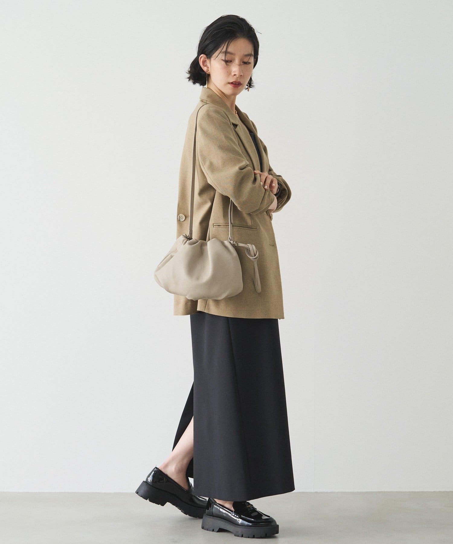 *4 - 6 Weeks*(46957) Russet 4-way Drawstring Shoulder Bag