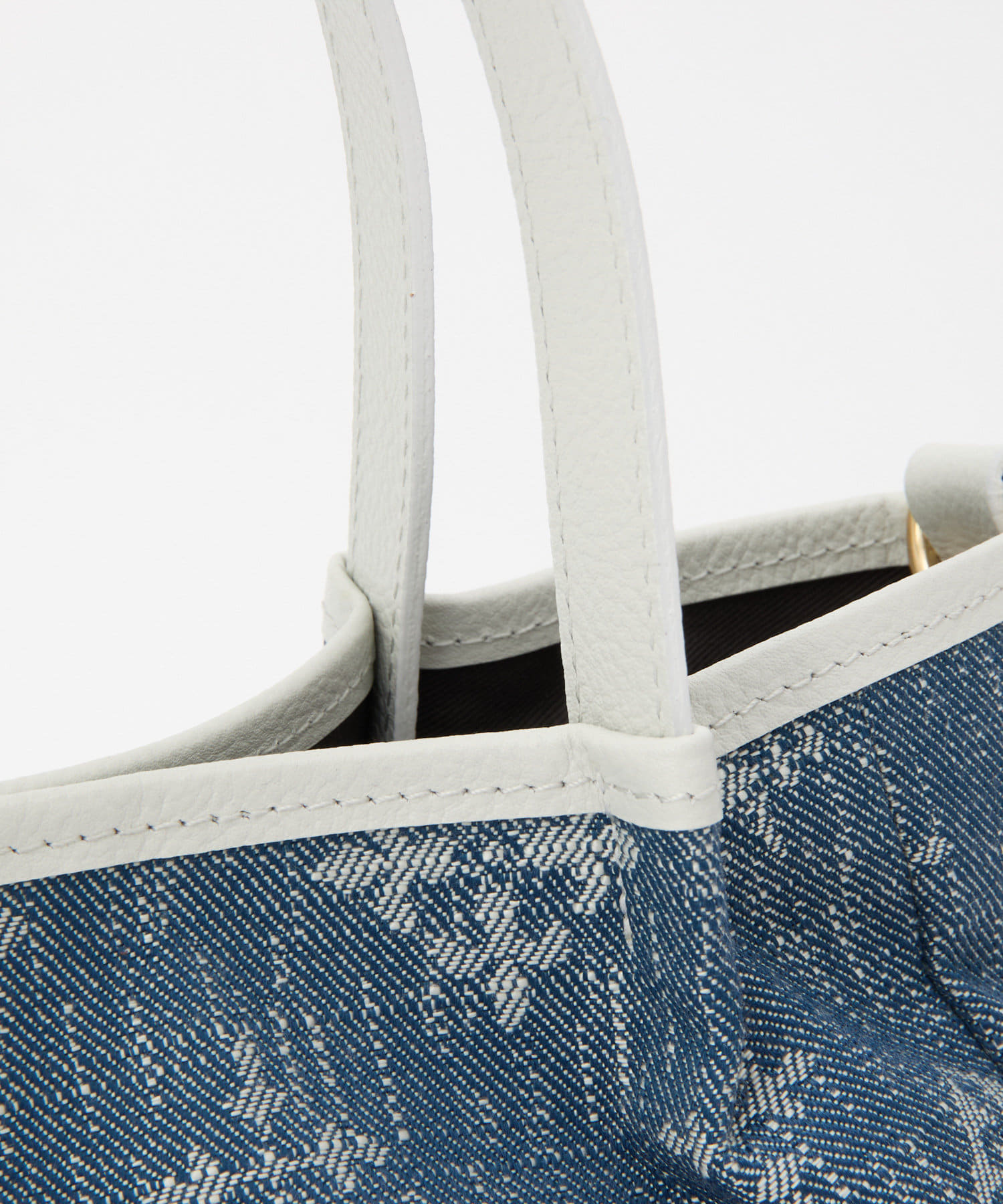 *4-6 WEEKS* (1465)Russet [Denim jacquard] 2way mini tote bag Indigo
