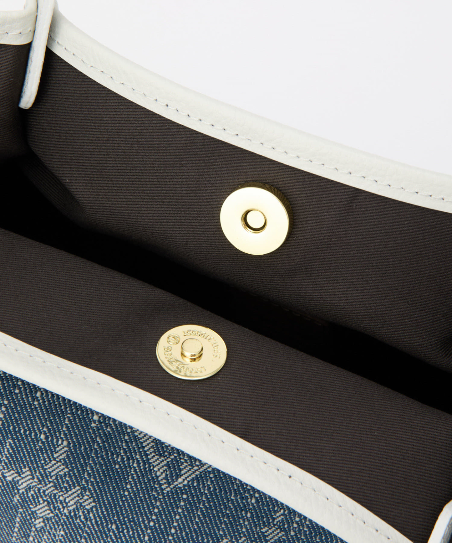 *4-6 WEEKS* (1465)Russet [Denim jacquard] 2way mini tote bag Indigo