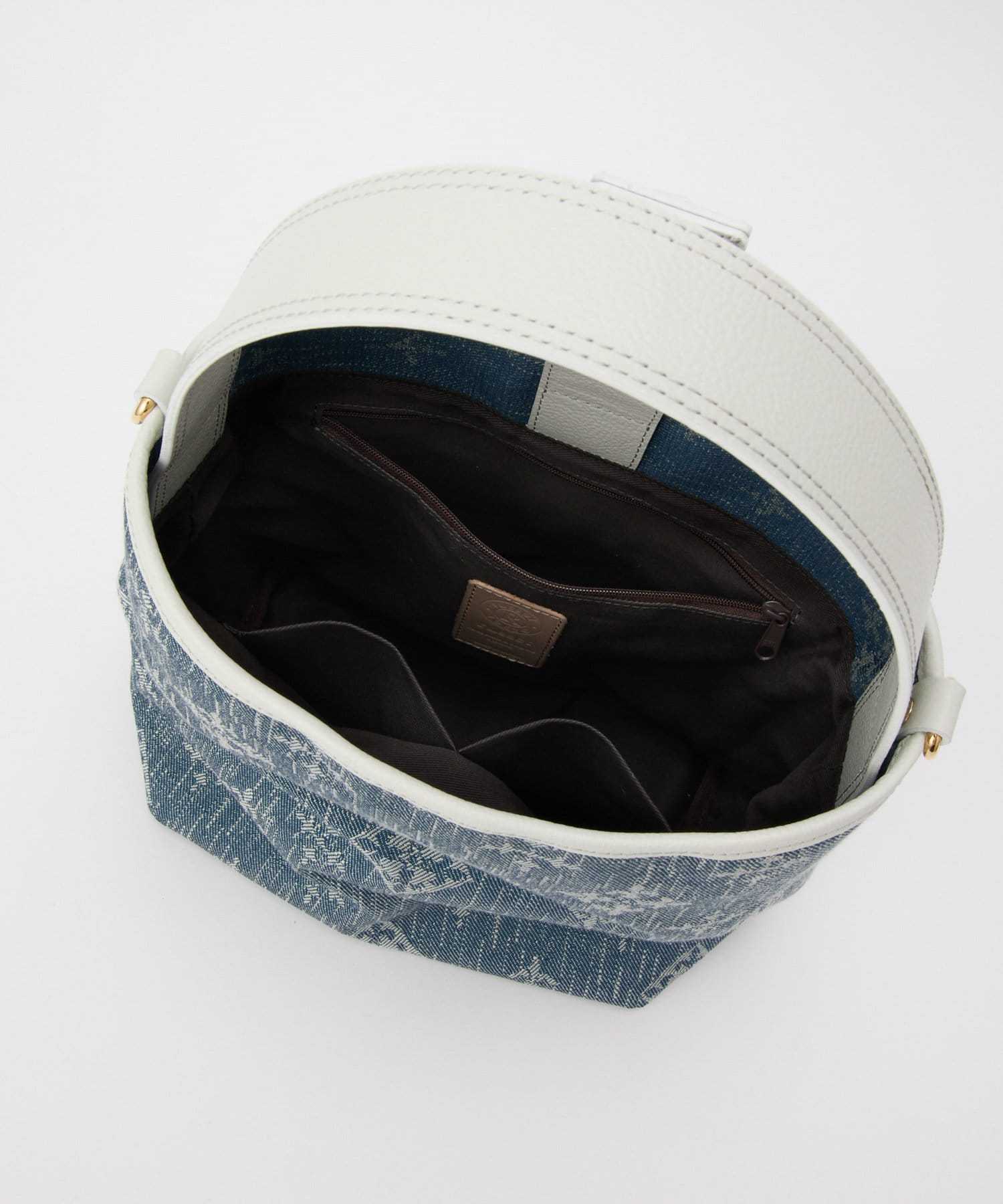 *4-6 WEEKS* (1222) LIMITED EDITION Russet [Denim jacquard] 2way mini shoulder bag Indigo