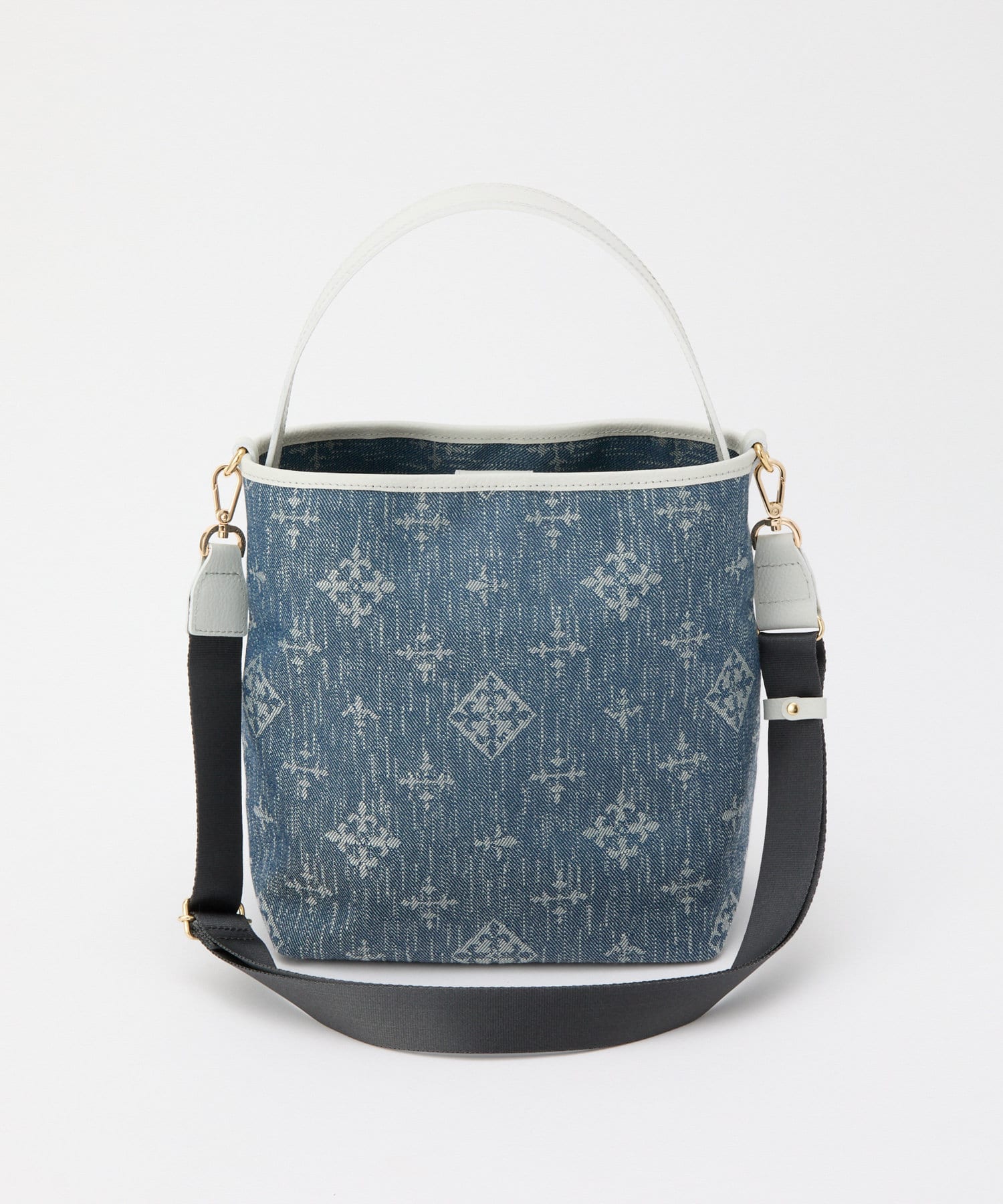 *4-6 WEEKS* (1222) LIMITED EDITION Russet [Denim jacquard] 2way mini shoulder bag Indigo