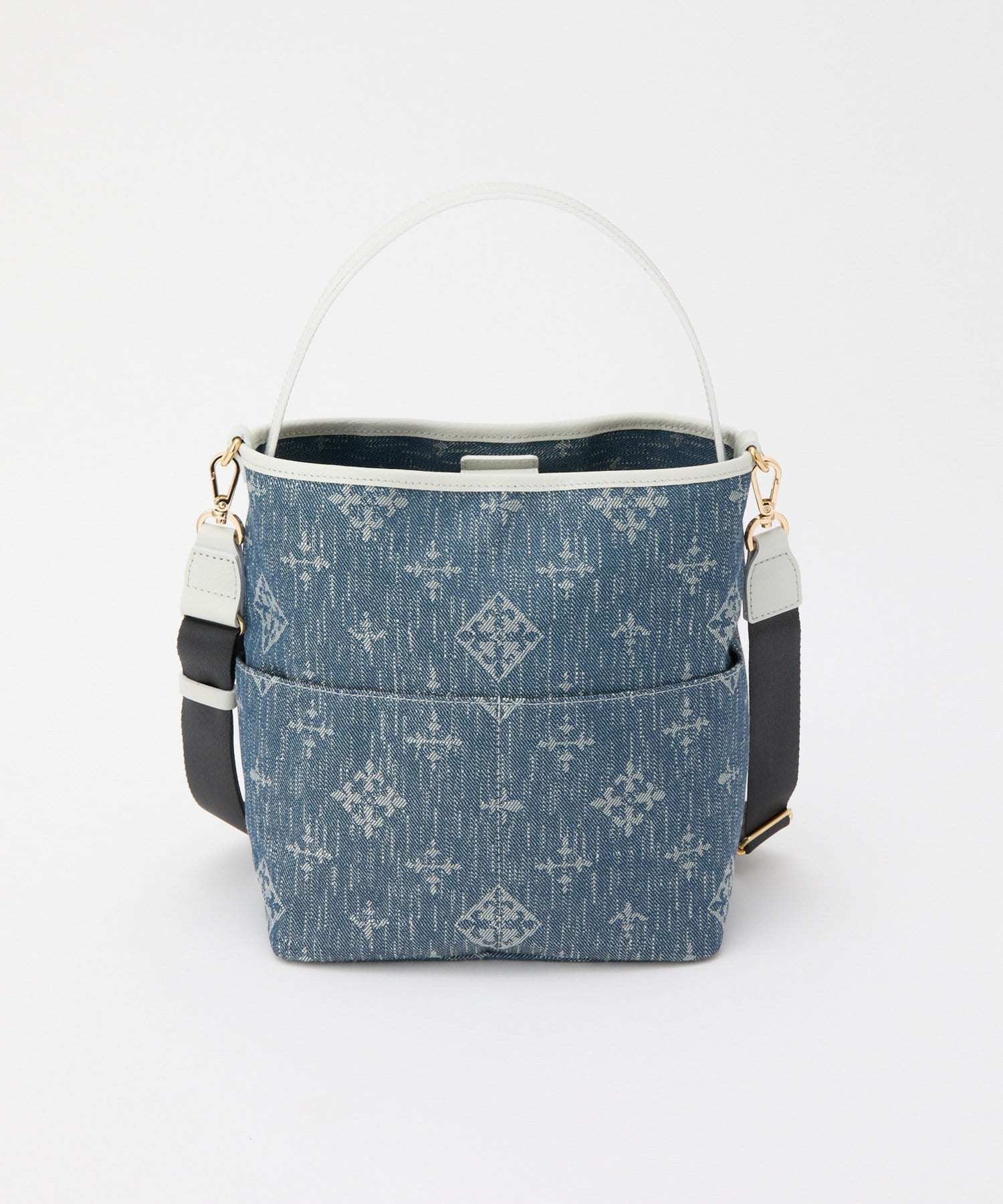 *4-6 WEEKS* (1222) LIMITED EDITION Russet [Denim jacquard] 2way mini shoulder bag Indigo