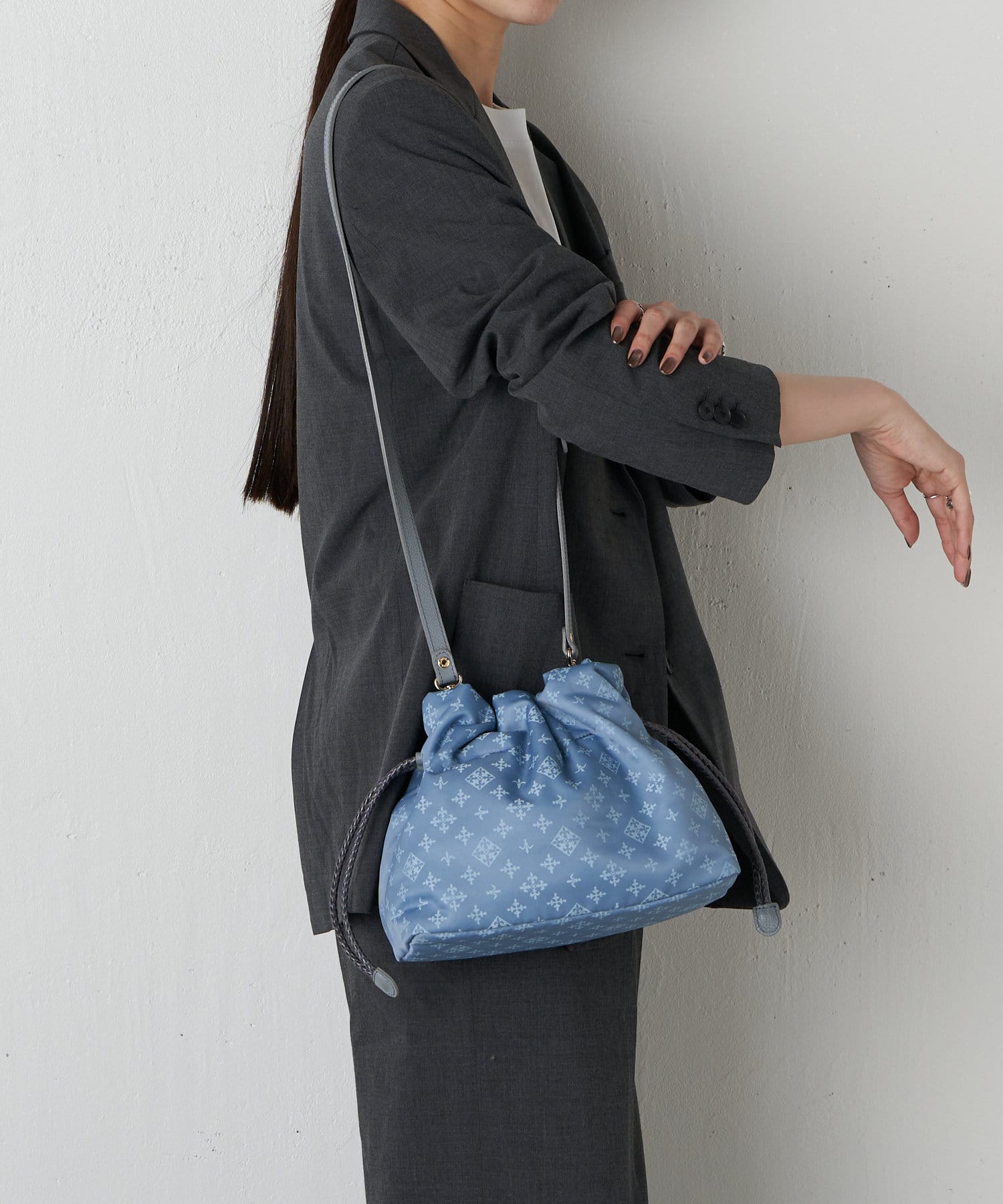 Russet Drawstring shoulder bag