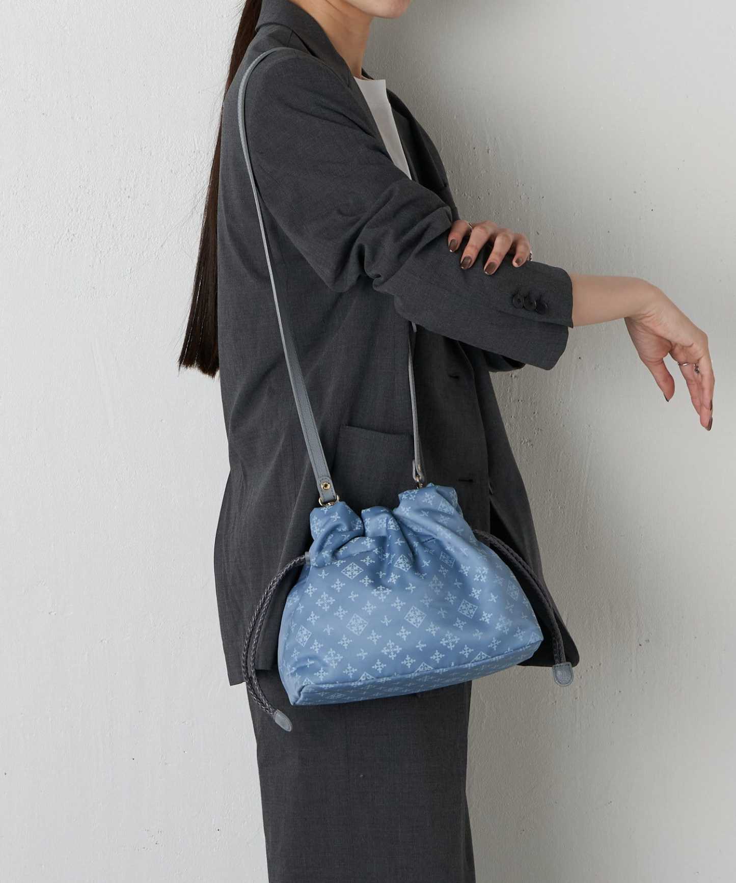 Russet Drawstring shoulder bag