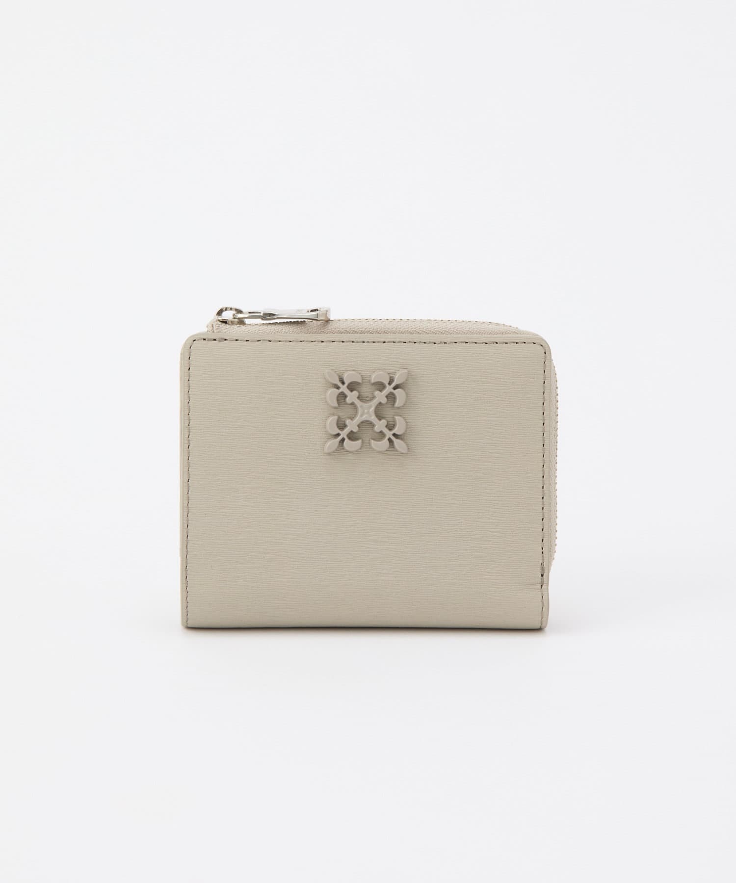 *4 - 6 weeks* (419) Russet [Water grain leather] Monogram plate half wallet