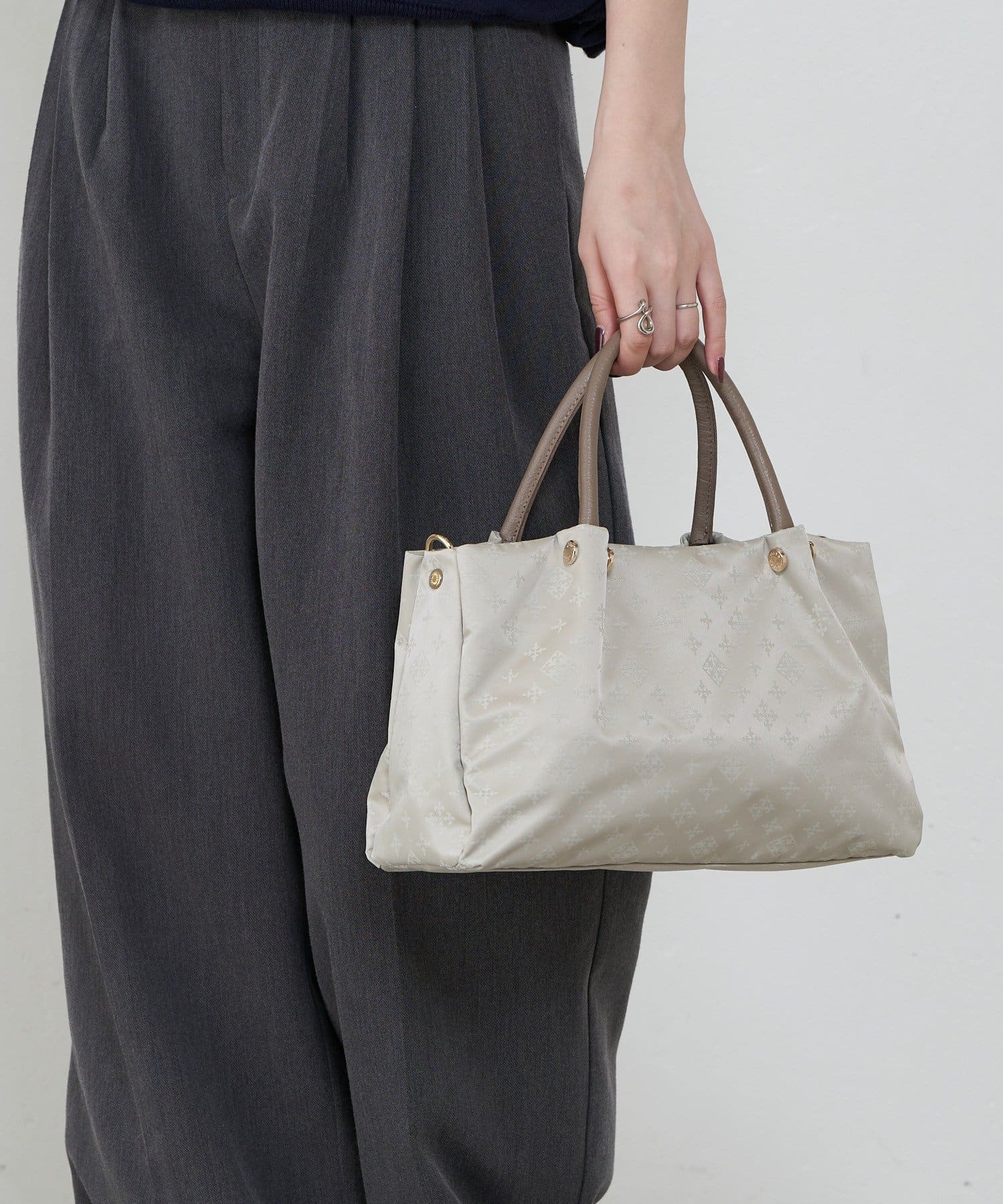 *4 - 6 Weeks* (83044) Russet Three-Layer 2-way Tote Bag S