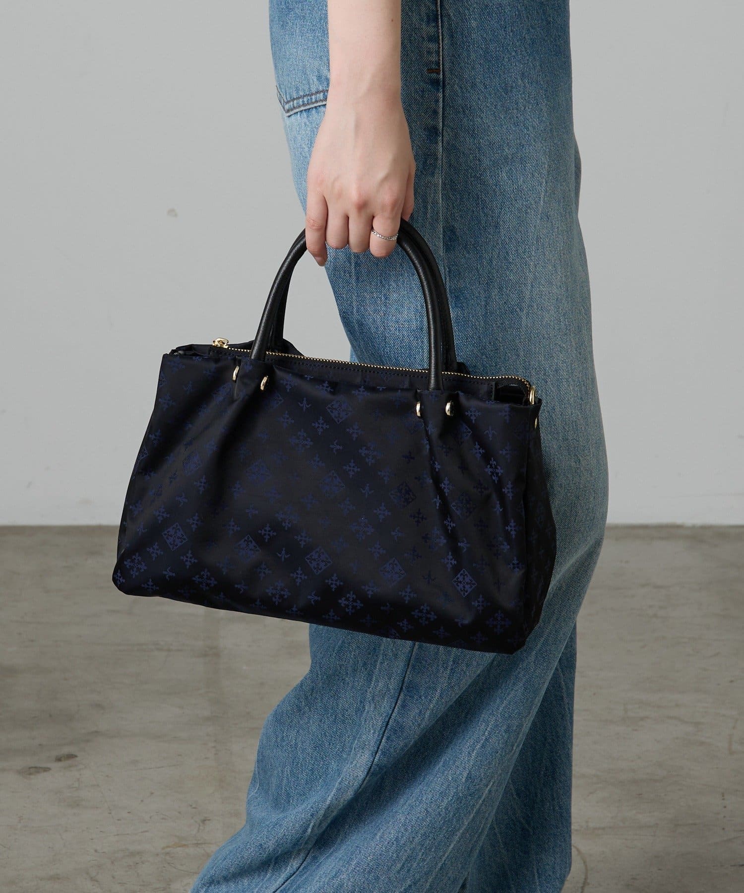 *4 - 6 Weeks* (83044) Russet Three-Layer 2-way Tote Bag S