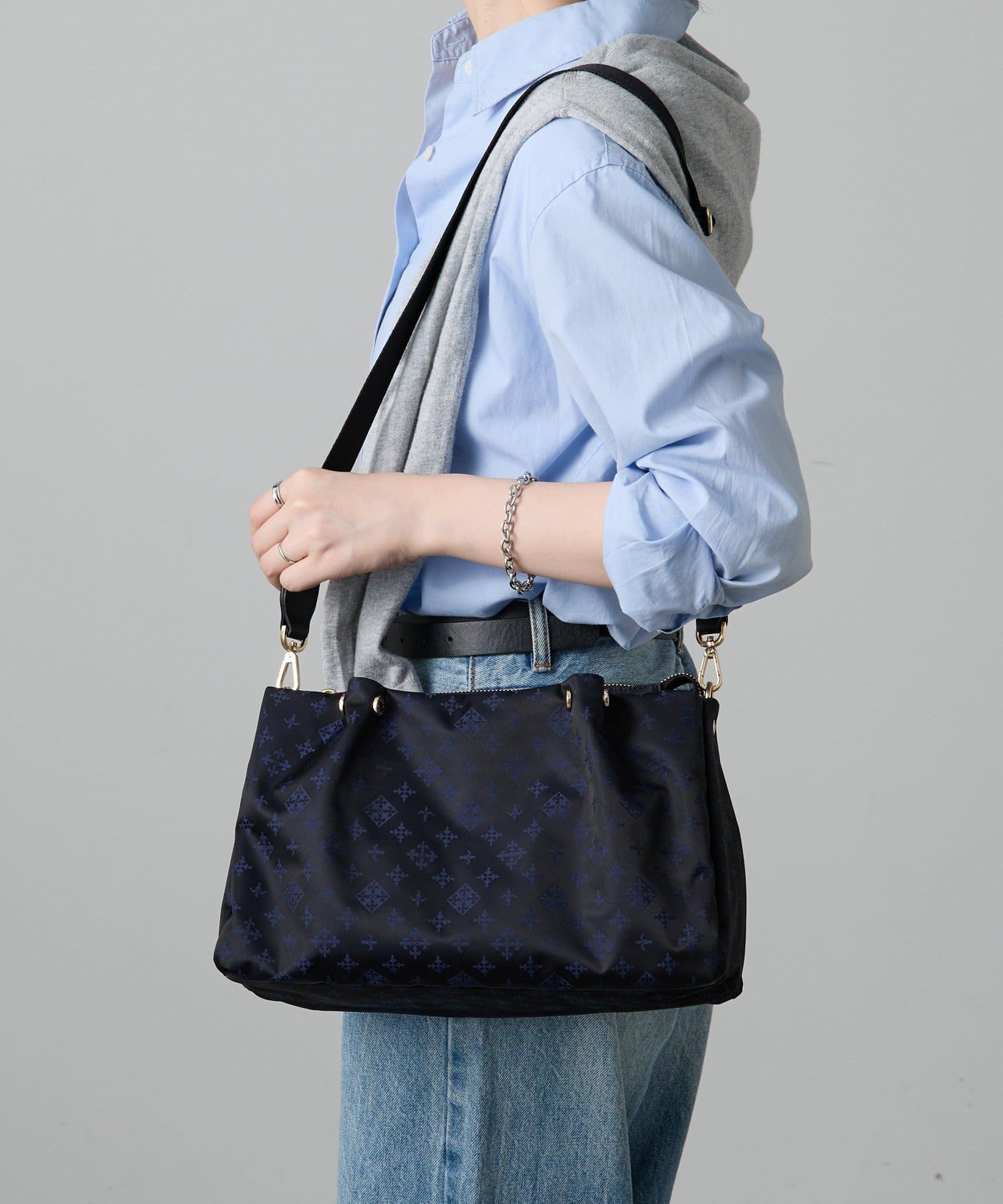 *4 - 6 Weeks* (83044) Russet Three-Layer 2-way Tote Bag S