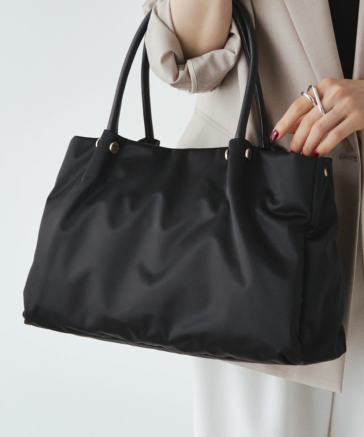 *4 - 6 Weeks* (83055) Russet Three-Layer 2-way Tote Bag M