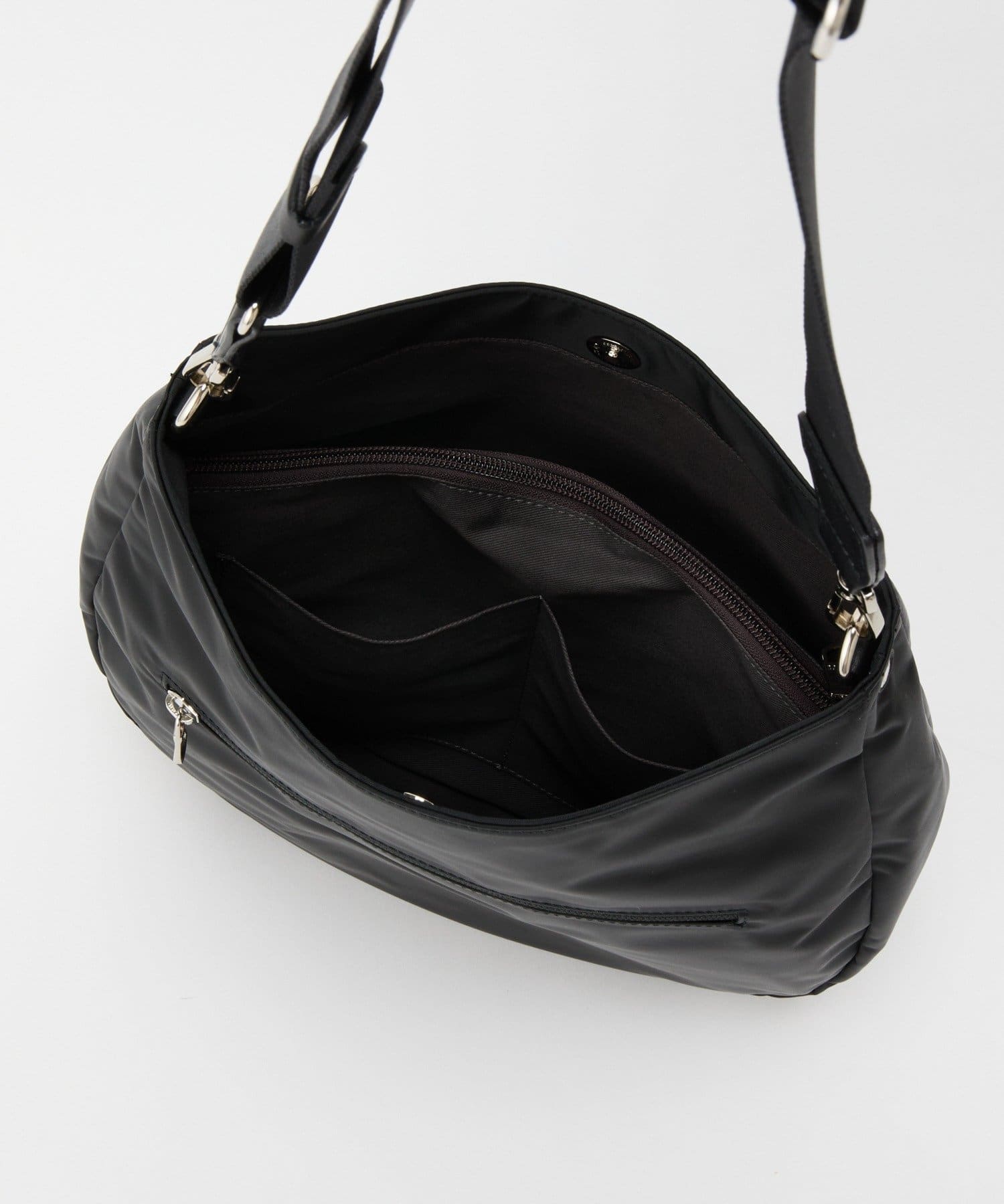 (90988)Clouds Nylon Vertical 2-Way Shoulder Bag 