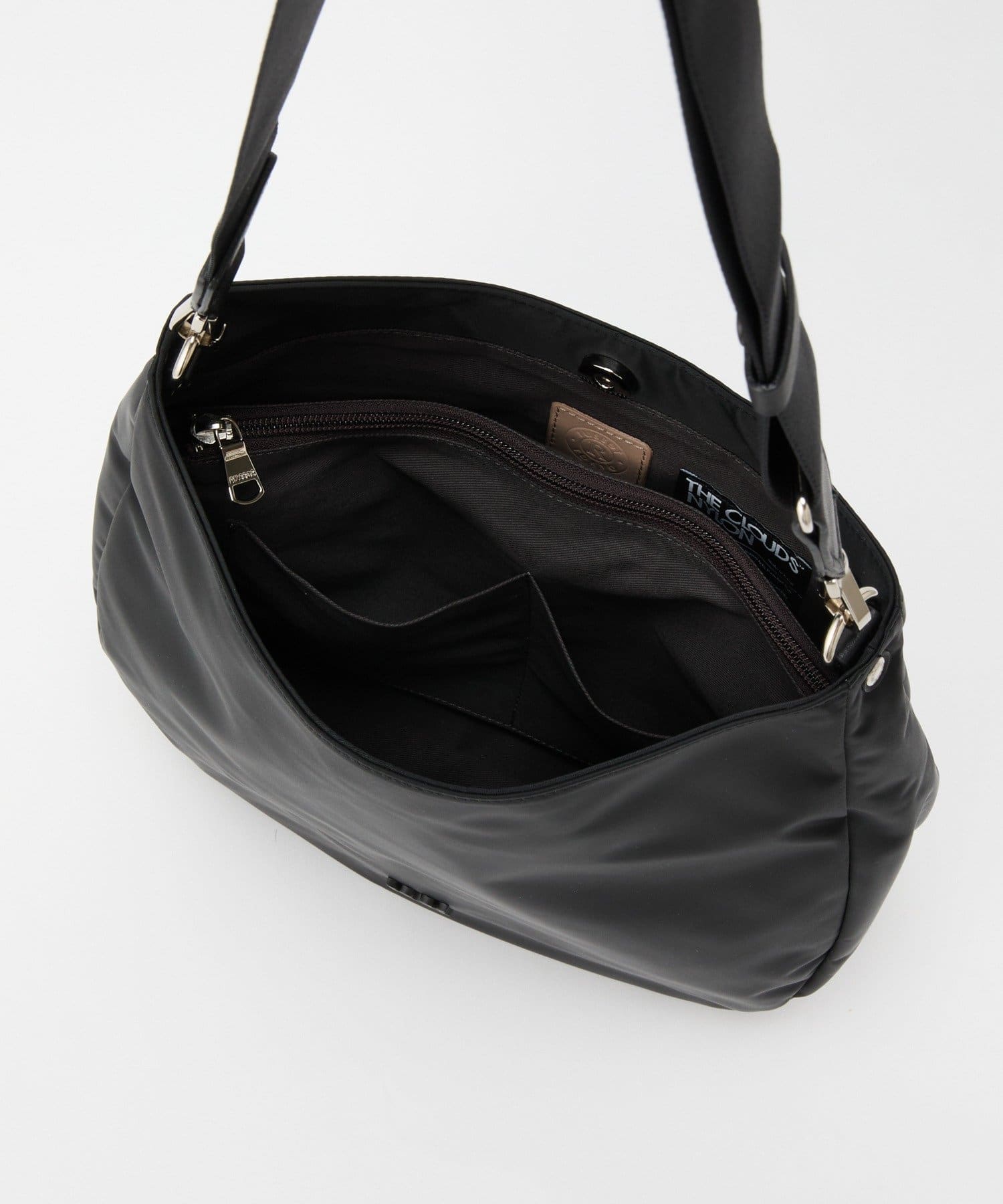 (90988)Clouds Nylon Vertical 2-Way Shoulder Bag 