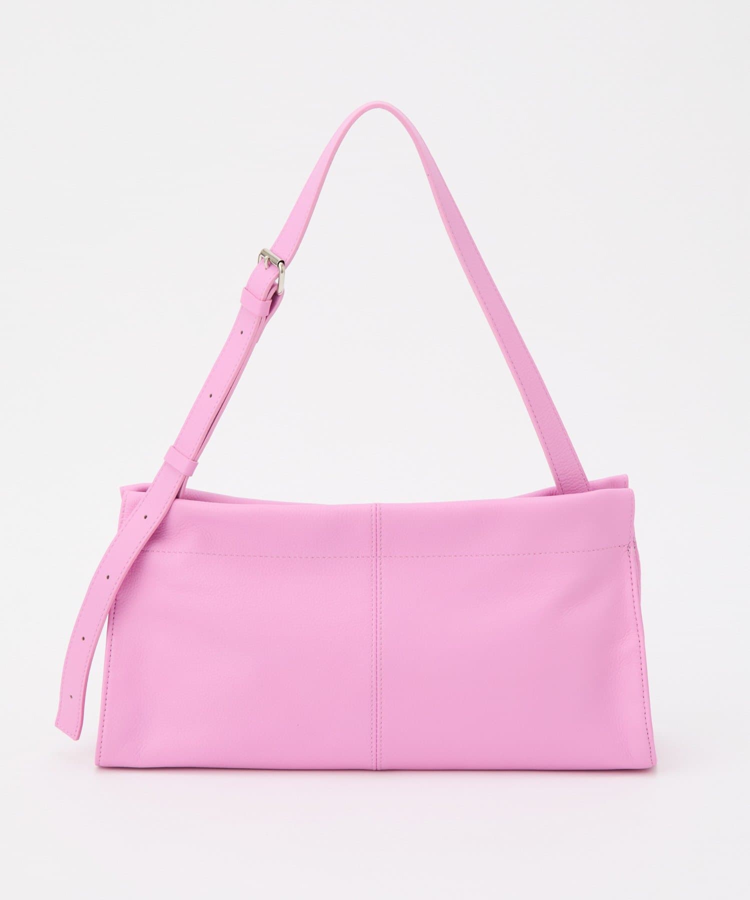 (91008)Leather Horizontal Shoulder Bag