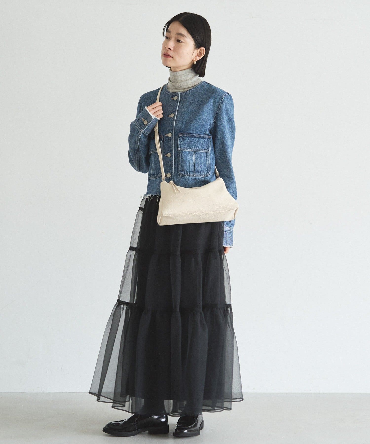 *4-6 Weeks* (4914) Leather 2-Way Shoulder Bag