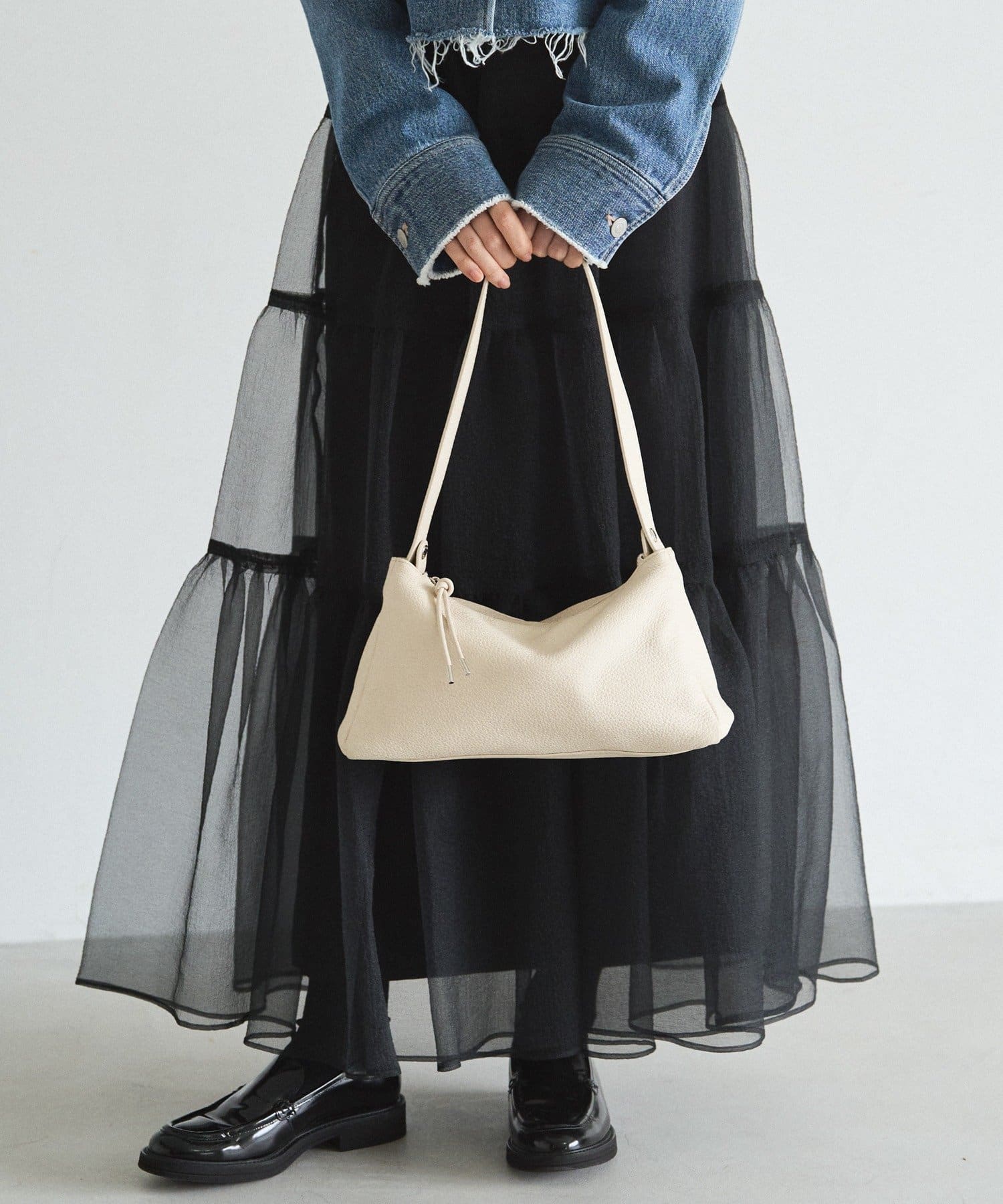 *4-6 Weeks* (4914) Leather 2-Way Shoulder Bag