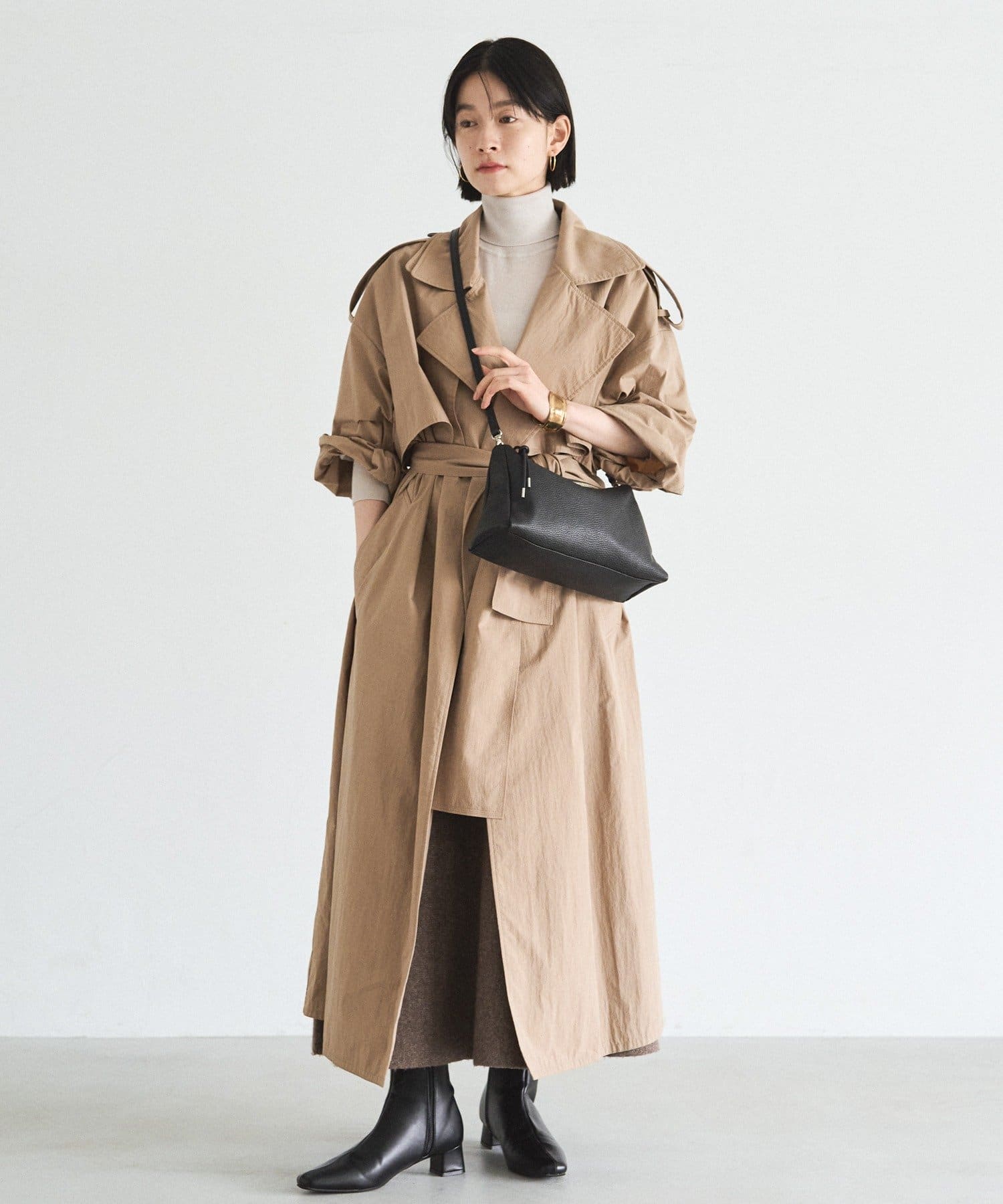 *4-6 Weeks* (4914) Leather 2-Way Shoulder Bag